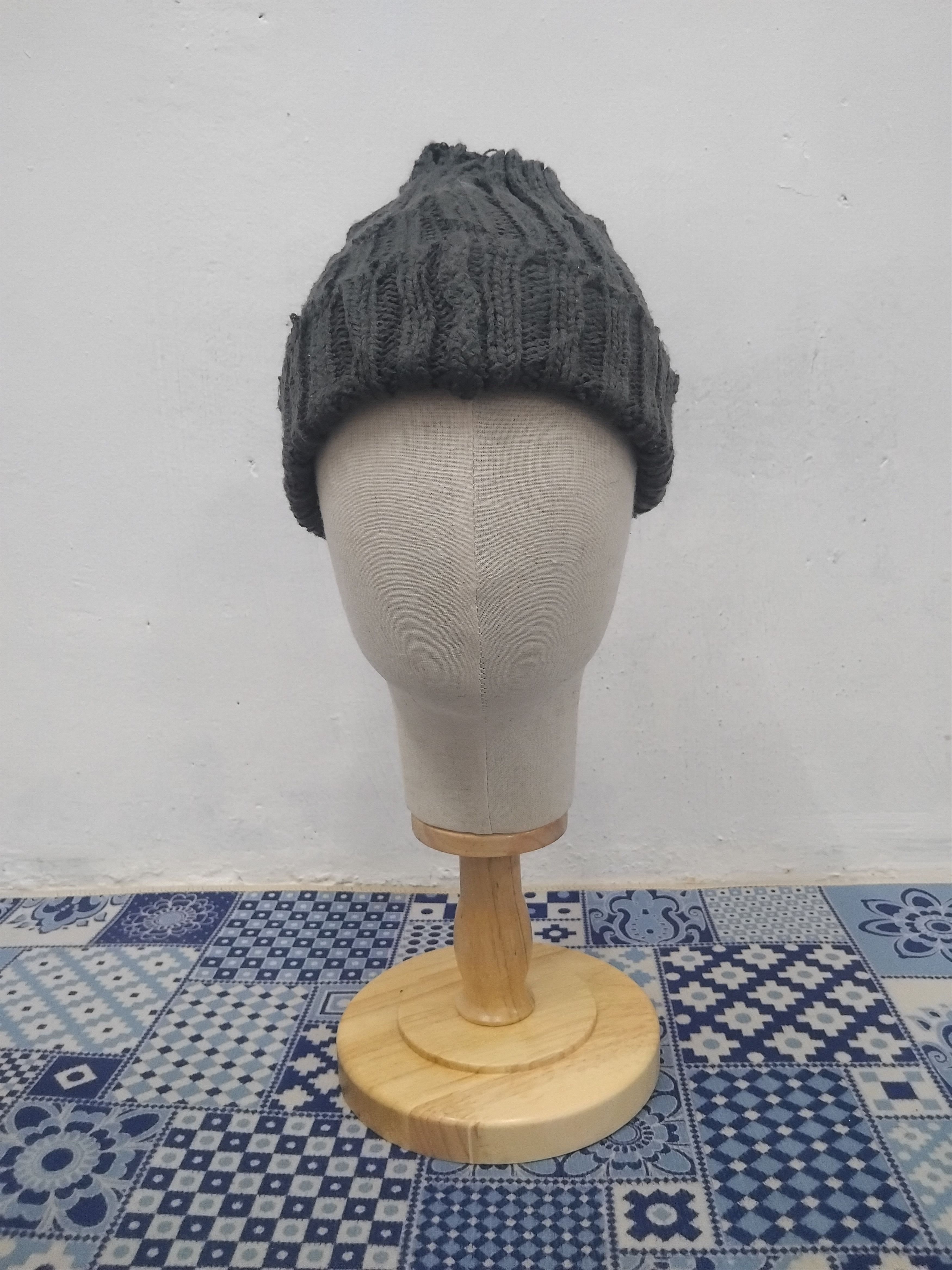 Japanese Brand Archives grey colour beanie Size ONE SIZE - 5 Thumbnail