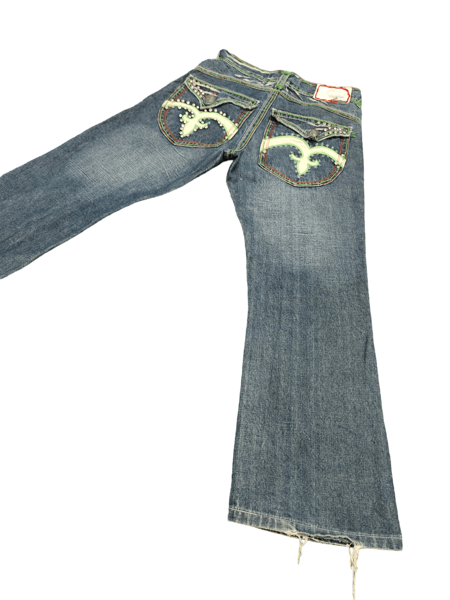 Le Grande Bleu (L.G.B.) Flare Jeans Laguna Beach Denim Boot Cut Chrome Heart Inspire Size US 30 / EU 46 - 1 Thumbnail