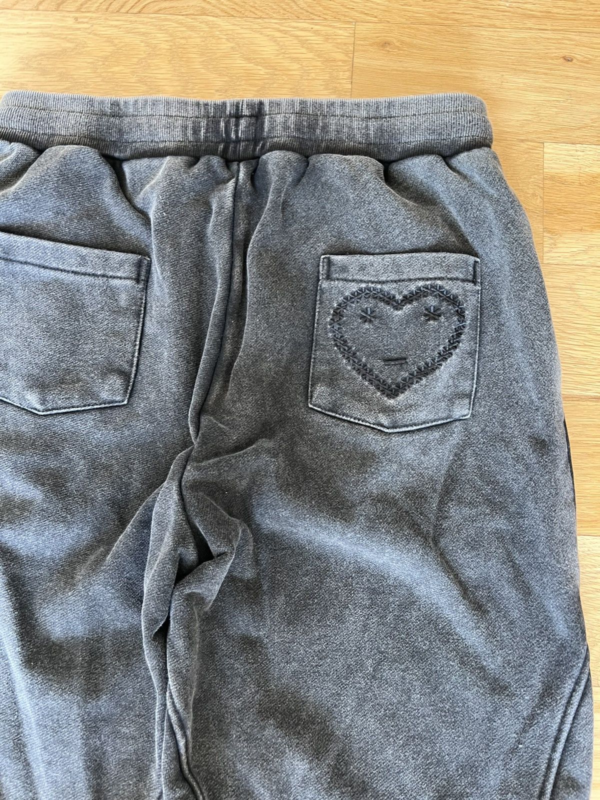 Carsicko Carsicko Faded Gray wide leg sweatpants with drawstring Size US 32 / EU 48 - 5 Thumbnail