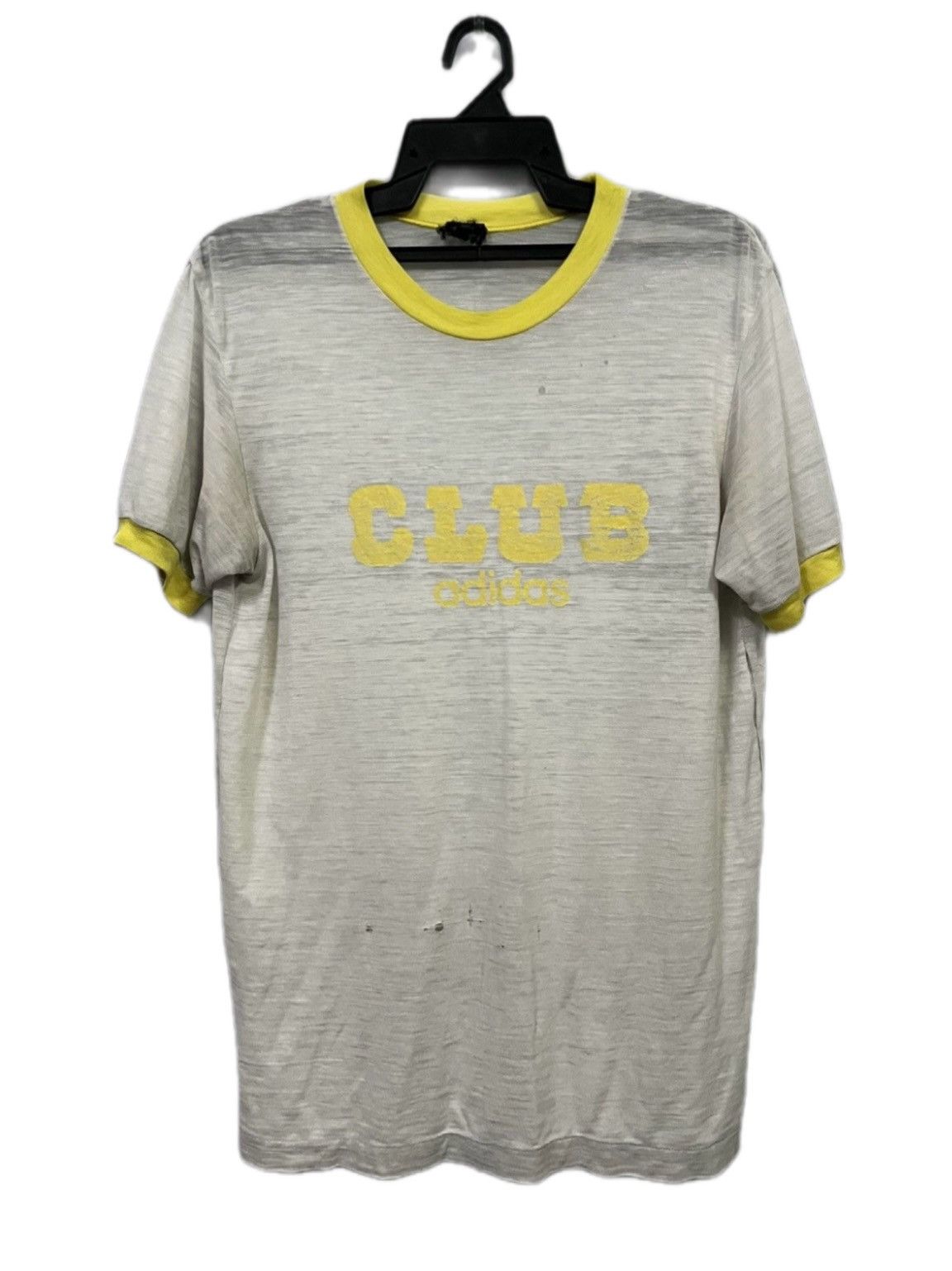 Vintage VINTAGE ADIDAS CLUB RINGER/SINGLE STITCH Size US M / EU 48-50 / 2 - 1 Thumbnail