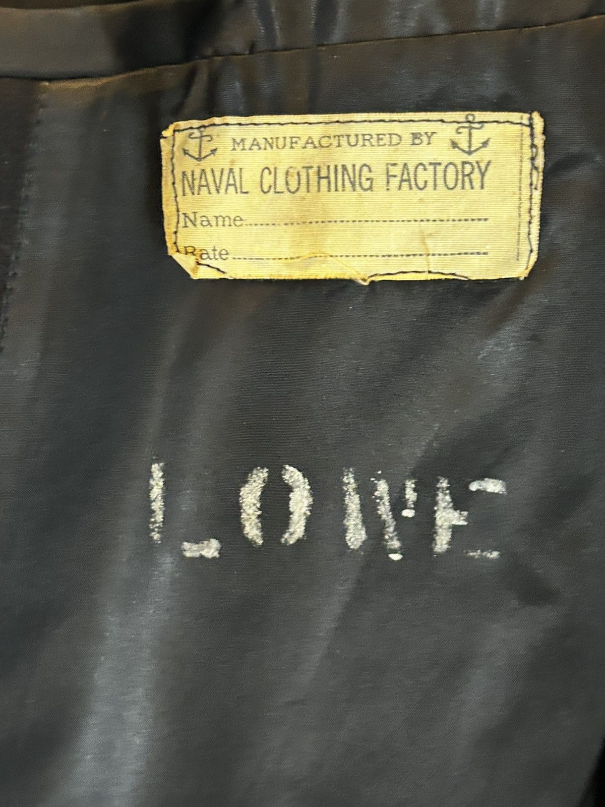 Other Original WWII U.S. Navy Peacoat – Naval Clothing Factory NY Size US L / EU 52-54 / 3 - 4 Thumbnail
