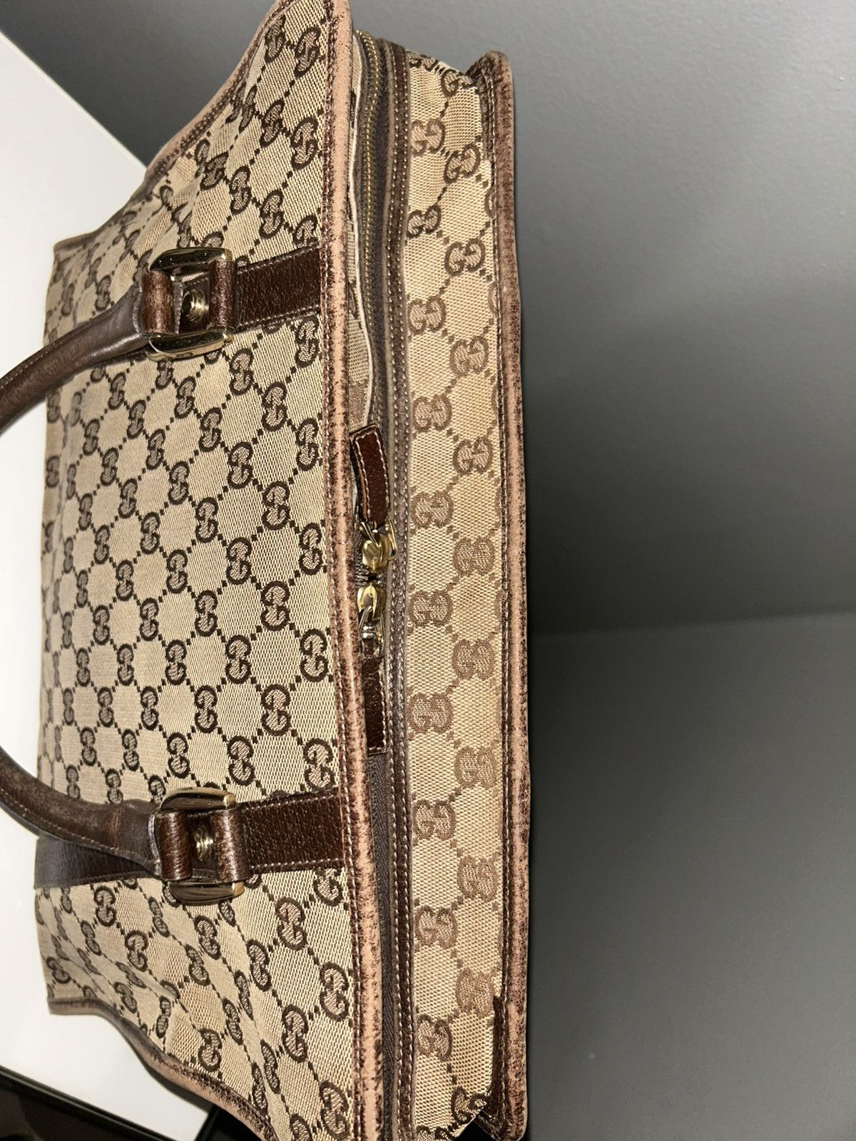 Gucci Gucci GG Canvas Boston Bag Briefcase Size ONE SIZE - 4 Thumbnail