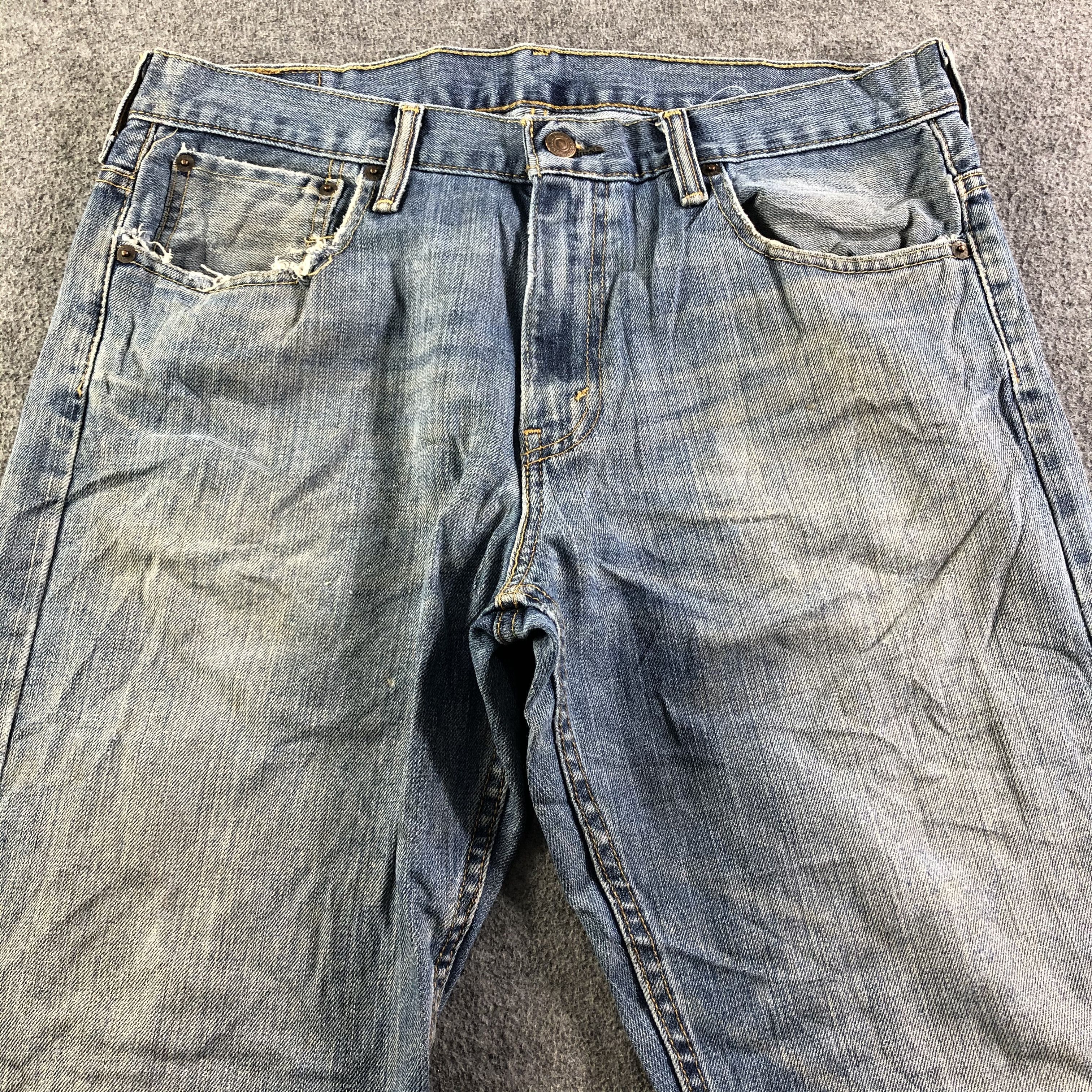 Levi's Vintage Blue Wash Levis 569 Jeans-J3234 Size US 35 - 3 Thumbnail