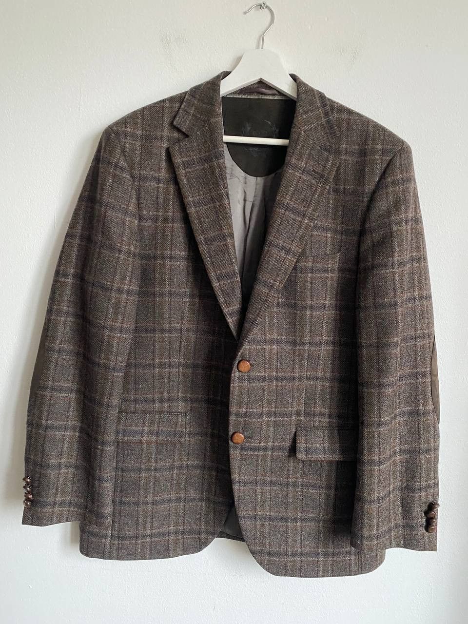 Paul Rosen wool checked jacket size 50