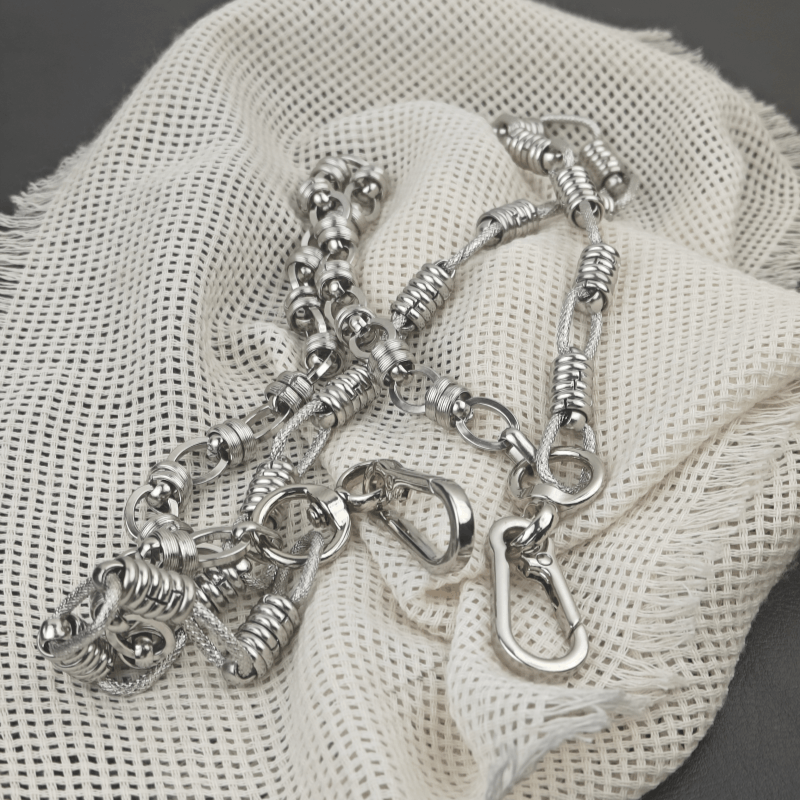 Japanese Brand × Jewelry Minimalist Punk Pants Chain Stainless Steel Rock Style Size ONE SIZE - 7 Thumbnail