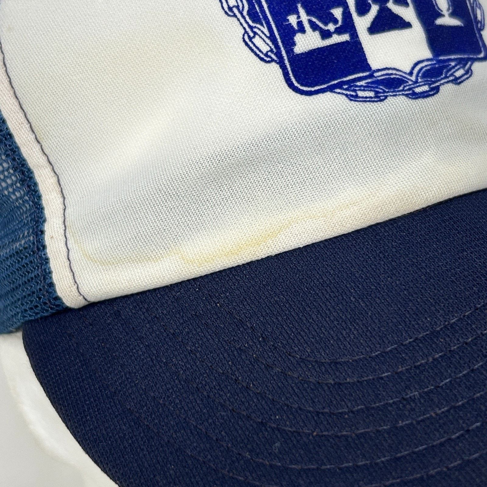 Vintage Vintage 80s CWA Communications Workers Trucker Hat Cap Blue Size ONE SIZE - 6 Thumbnail