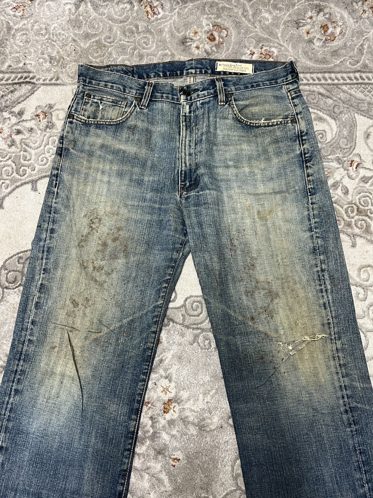 Designer × Polo Ralph Lauren POLO RALPH LAUREN THOMPSON JEANS DENIM Size US 36 / EU 52 - 3 Thumbnail