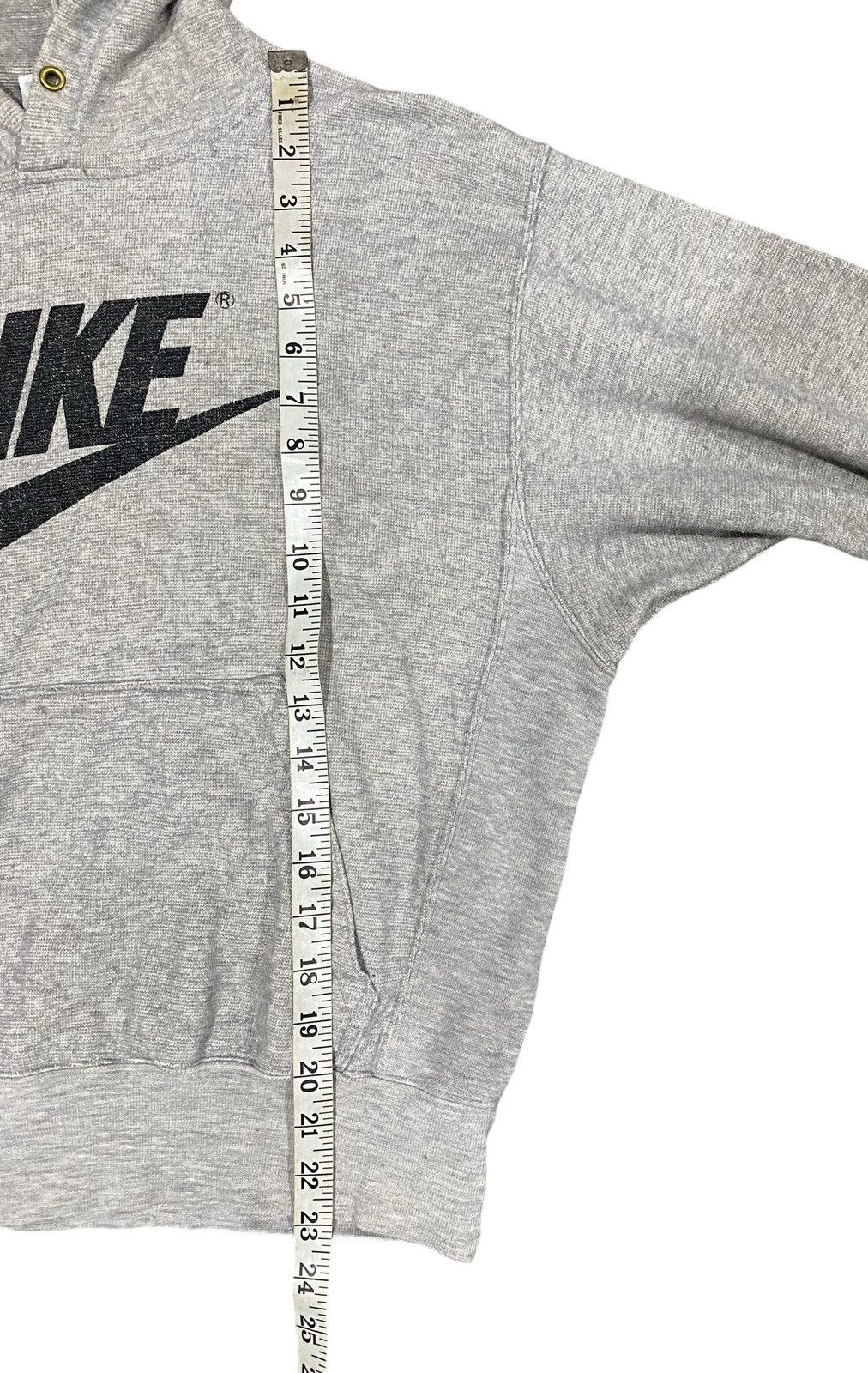 Vintage Vintage 90s NIKE Grey Tag Hoodie Sweatshirt Size US M / EU 48-50 / 2 - 23 Thumbnail