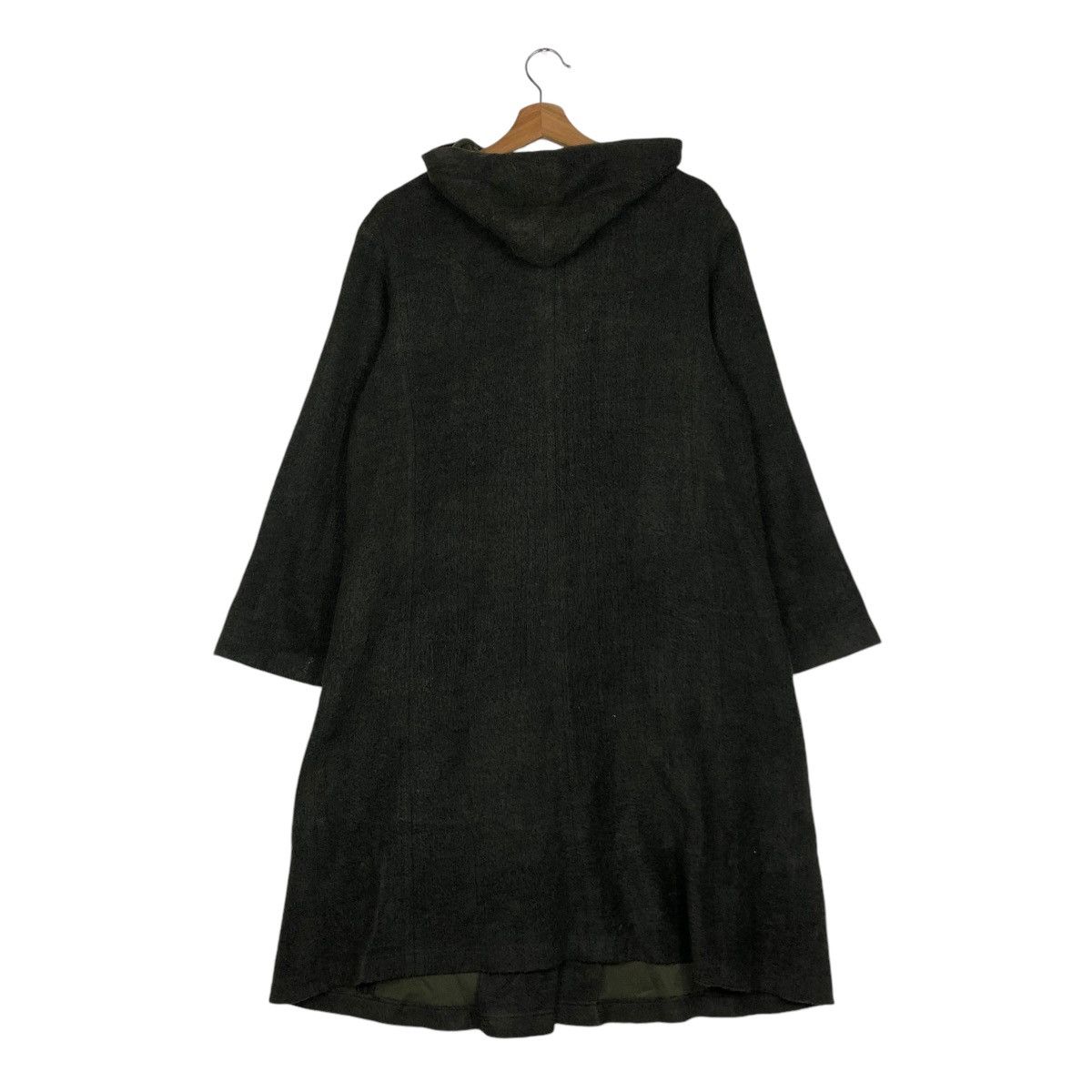 Japanese Brand 🔥VINTAGE WOOL LONG JACKET MOGA MINK FUR HOODIE Size US L / EU 52-54 / 3 - 11 Thumbnail