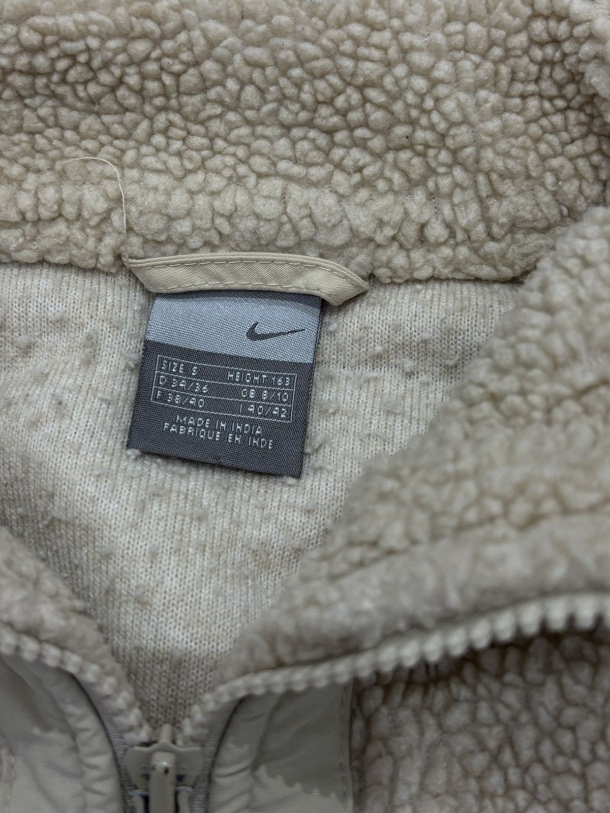 Nike 00s Vintage Nike Fleece Fur Swoosh Logo Retro Y2K Size S / US 4 / IT 40 - 5 Thumbnail