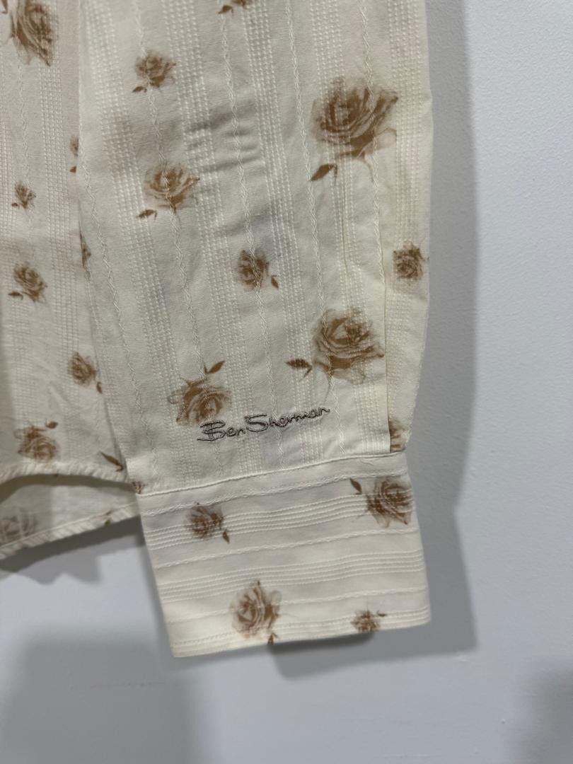 Ben Sherman Ben Sherman Floral Motif Shirt Size US M / EU 48-50 / 2 - 6 Thumbnail