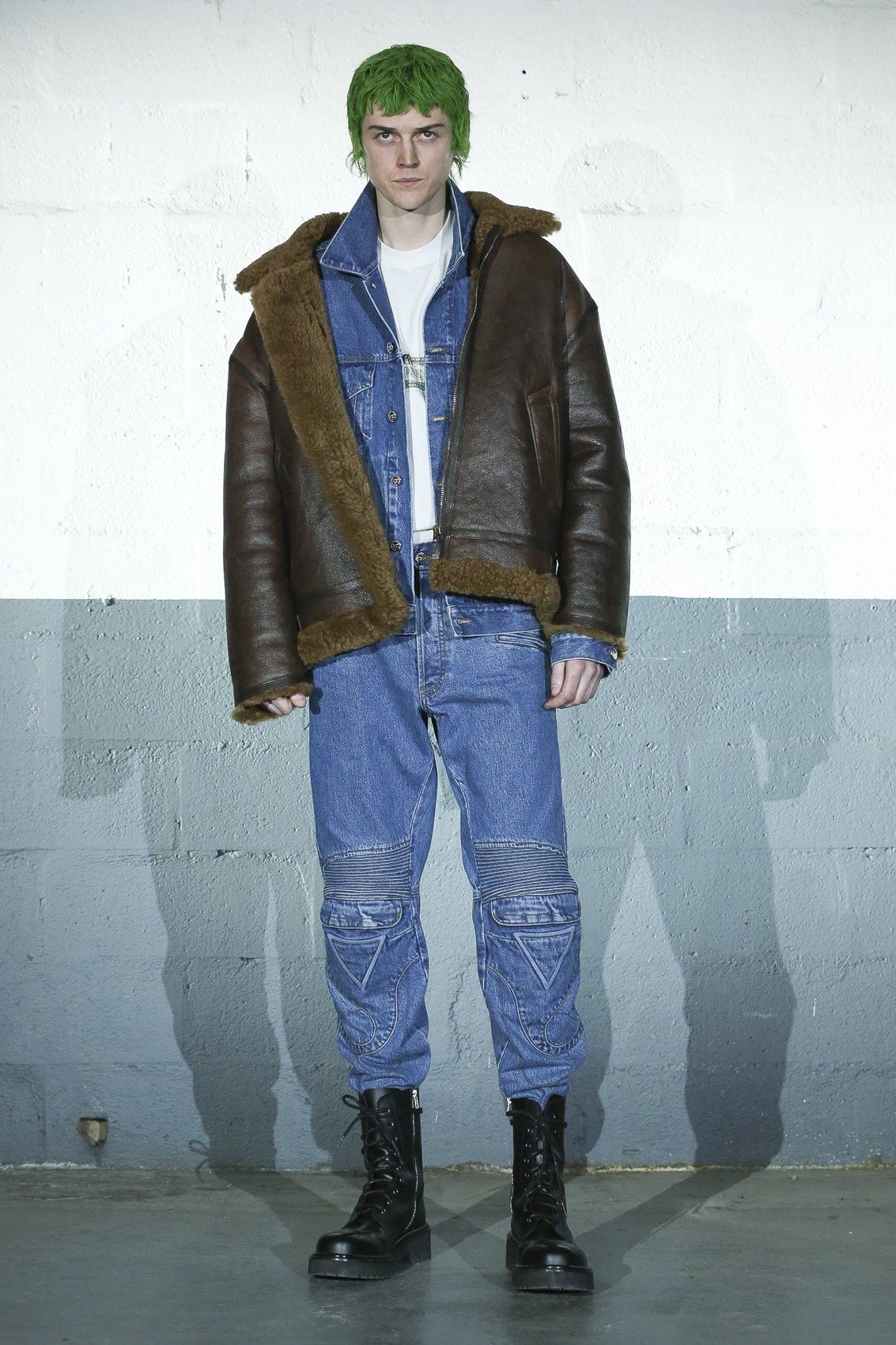 Vetements Multi Zip Embroidered Pocket Patch Biker Runway Jeans FW20 Size US 30 / EU 46 - 13 Thumbnail