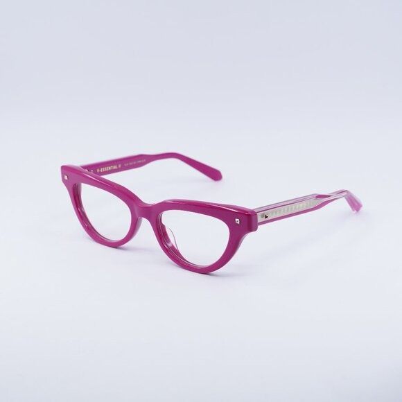 Valentino Valentino V-ESSENTIAL II VLX-124C Eyeglasses Pink 50mm Size ONE SIZE - 7 Thumbnail