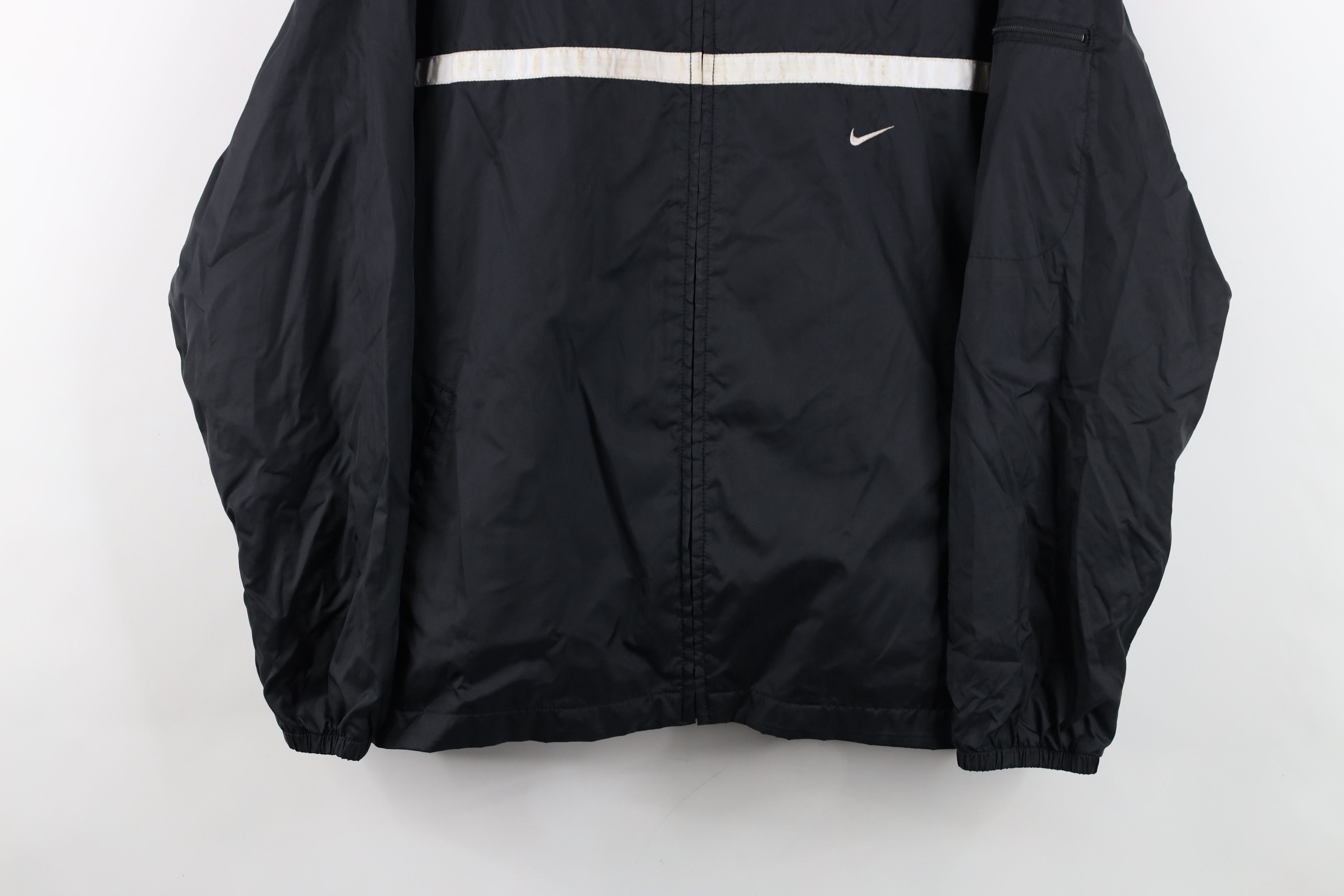 Nike Vintage 90s Nike Scott Mini Swoosh Lined Windbreaker Jacket Size M / US 6-8 / IT 42-44 - 3 Thumbnail