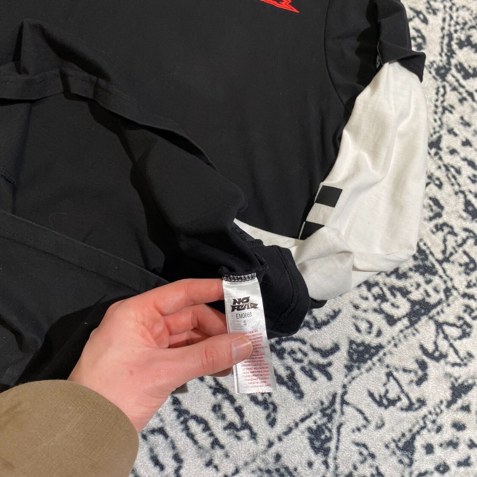 No Fear × Vintage Vintage No Fear White Black Cotton Hoodie Size S Sk8 Y2k Size US S / EU 44-46 / 1 - 6 Thumbnail