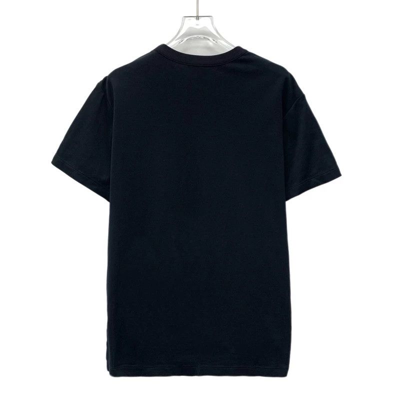Louis Vuitton Louis Vuitton Black Love Embroidered Cotton Crew Neck Shor Size S / US 4 / IT 40 - 2 Thumbnail