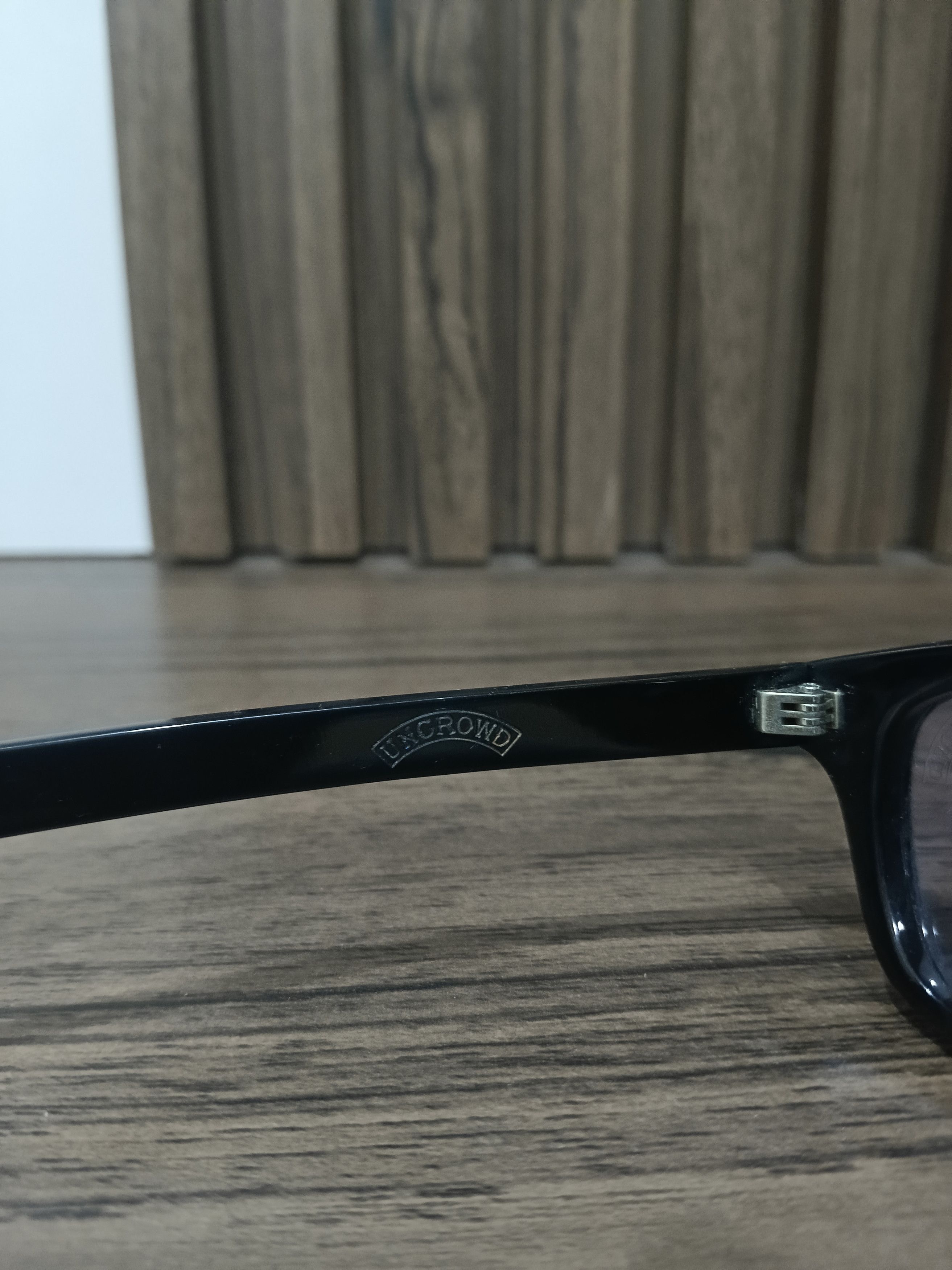 Japanese Brand UNCROWD UC-007 Bluebird Biker Shades - Black Acetate Size ONE SIZE - 7 Thumbnail