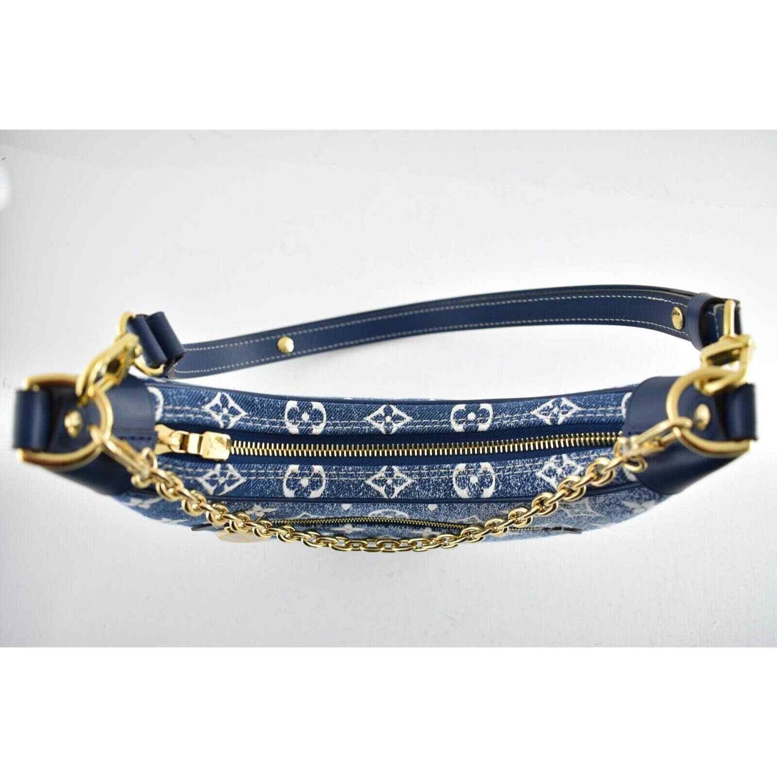Louis Vuitton Louis Vuitton Loop Blue Denim Moon Crossbody Shoulder Bag Size ONE SIZE - 11 Thumbnail