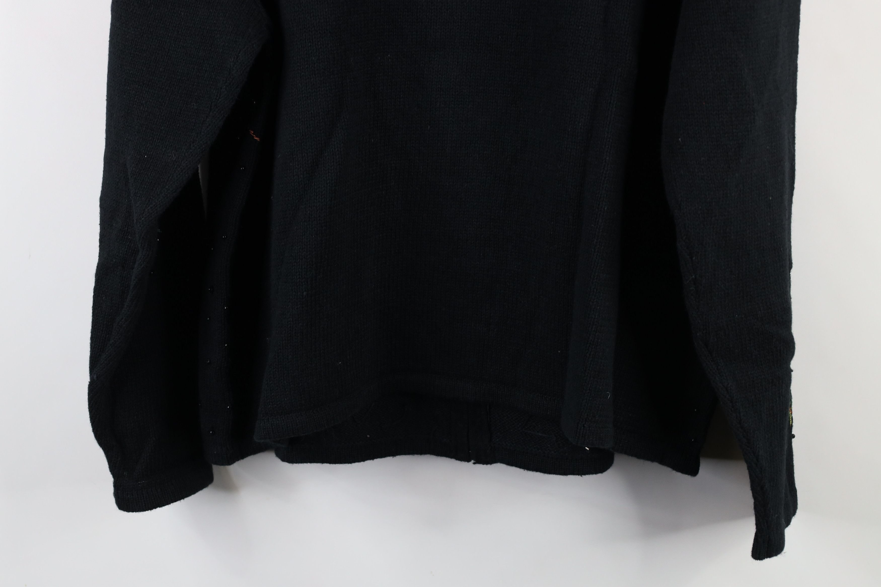 Vintage Deadstock Vintage 90s Birds Sequin Full Zip Cardigan Sweater Size XXL / US 16-18 / IT 52-54 - 15 Thumbnail