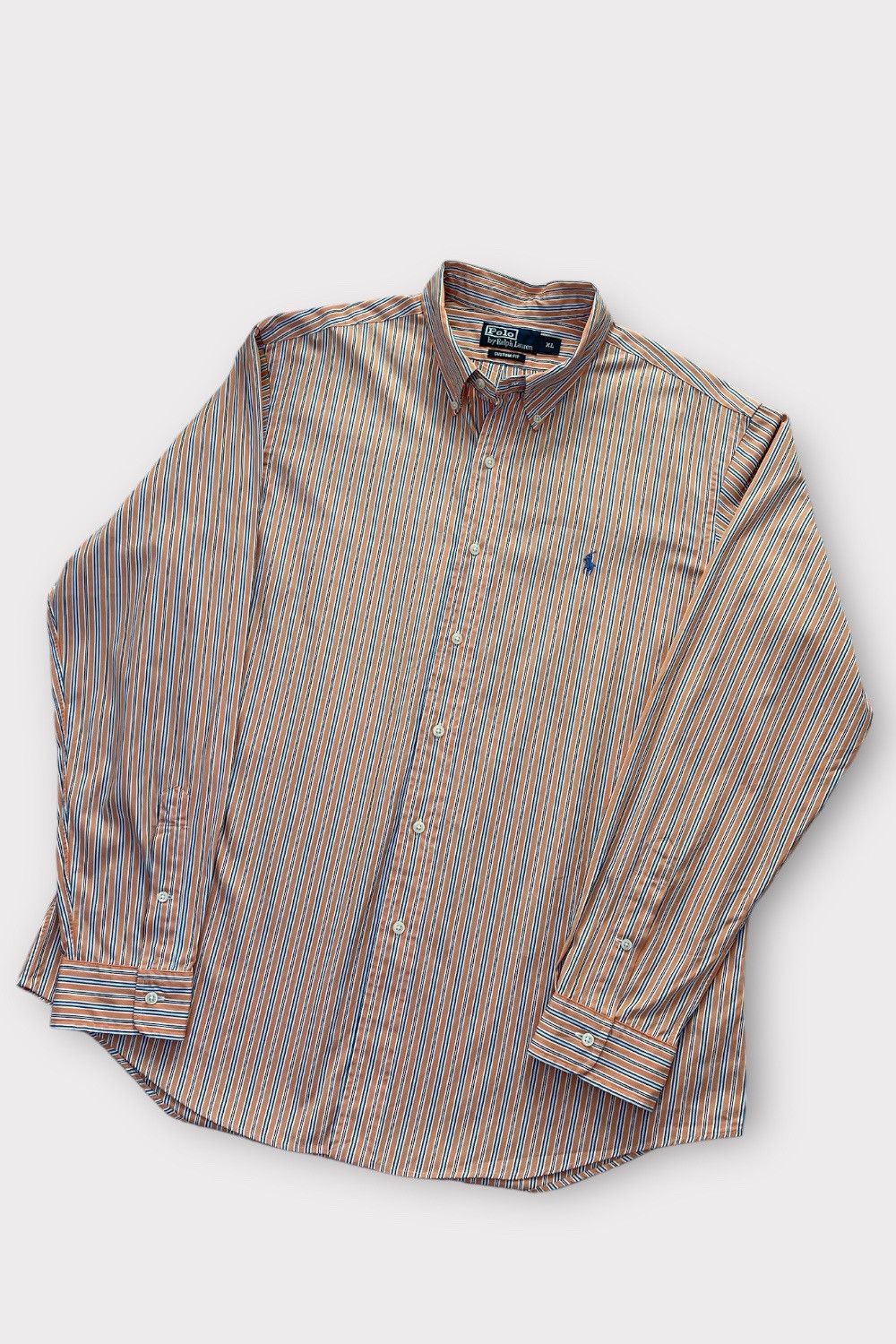 Polo Ralph Lauren Striped Button Down Custom Fit Shirt XL