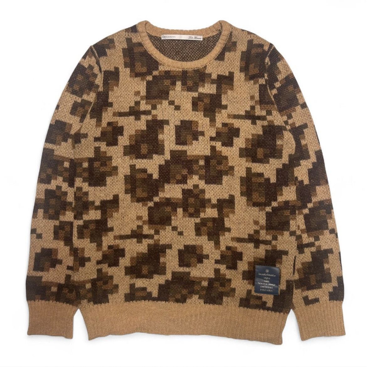 Beauty Beast beauty:beast x Tete Homme AW98 digi pixel leopard sweater Size US M / EU 48-50 / 2 - 1 Thumbnail