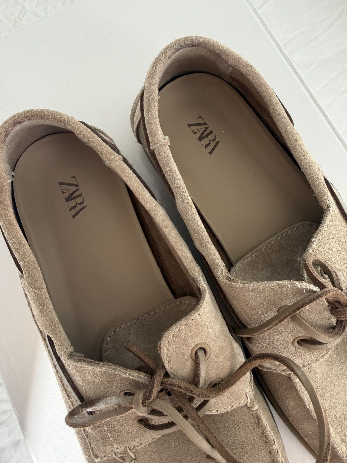 Zara Zara Suede Boat Shoe Size 12 Size US 12 / EU 45 - 2 Thumbnail
