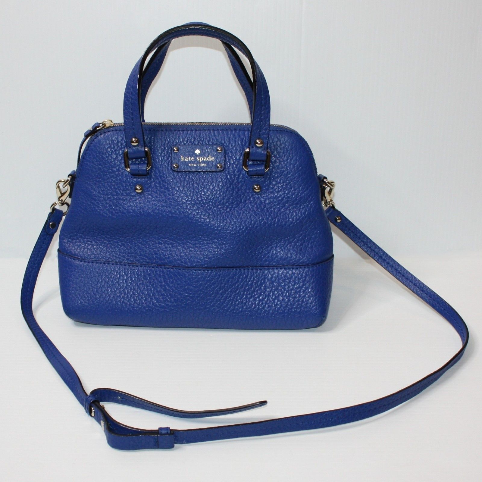 Kate Spade Grove Court Maise Purse Small Leather Bag in Yves Blue Color Size ONE SIZE - 4 Thumbnail