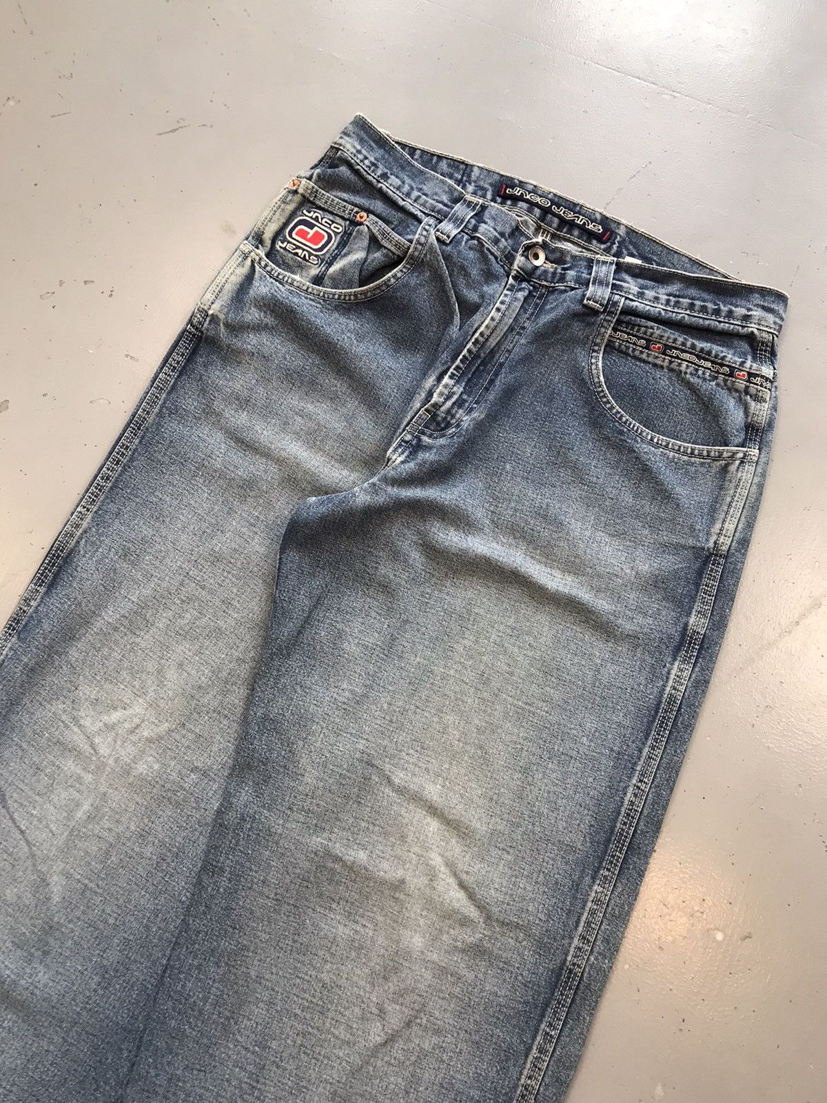 JNCO × Southpole × Vintage Vintage Jnco Y2K logo embroidered denim pant Size US 32 / EU 48 - 2 Thumbnail