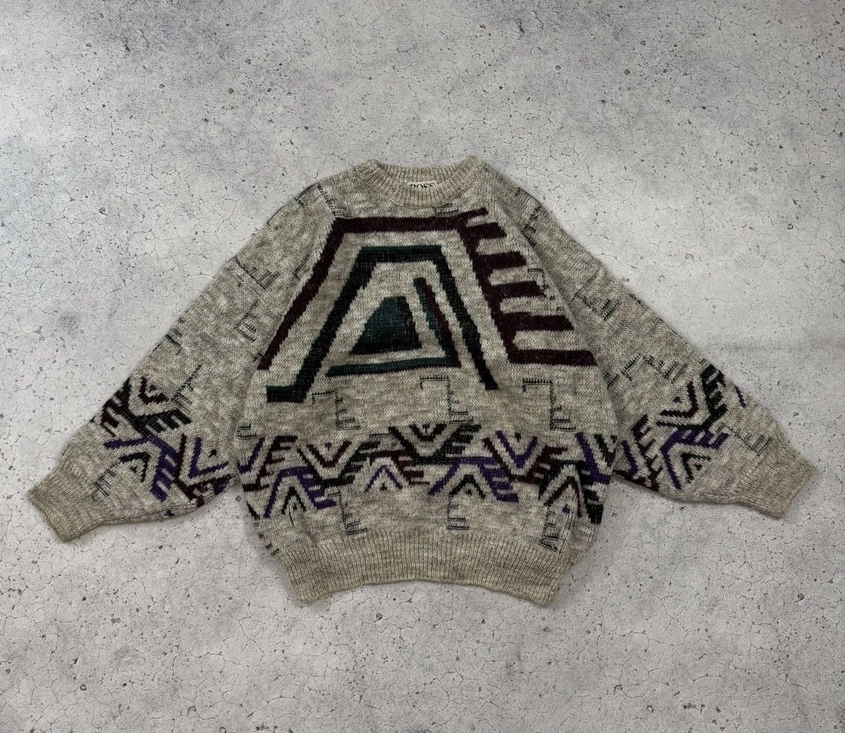 Hugo Boss × Japanese Brand × Vintage 80s Vintage Sweater Hugo Boss Western Germany Wool Jumpers Size US XL / EU 56 / 4 - 1 Thumbnail