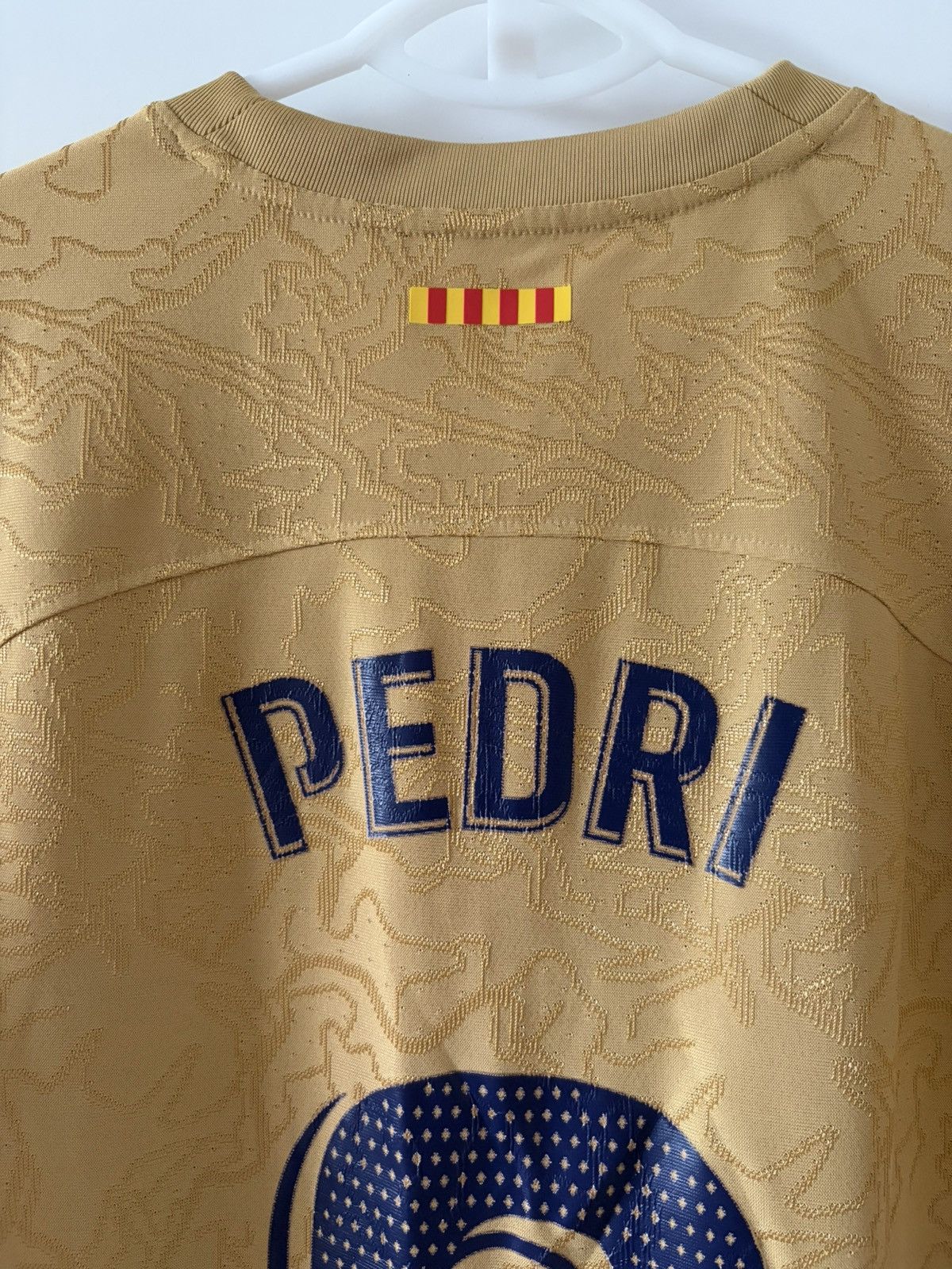 Barcelona nike 2022/2023 wyjazdowa Pedri meczowa ADV — zdjęcie 2