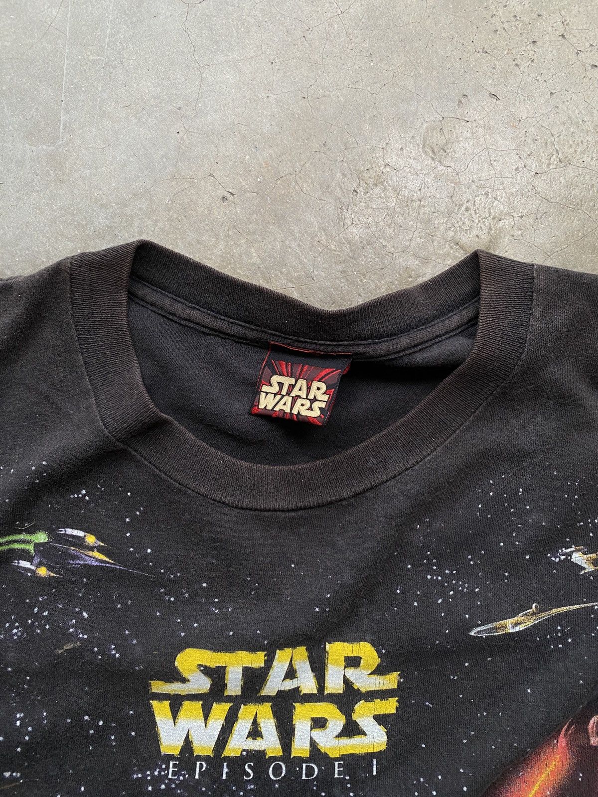 Star Wars Vintage 90s Star Wars Episode 1 All Over Print Tshirt Size US L / EU 52-54 / 3 - 6 Thumbnail