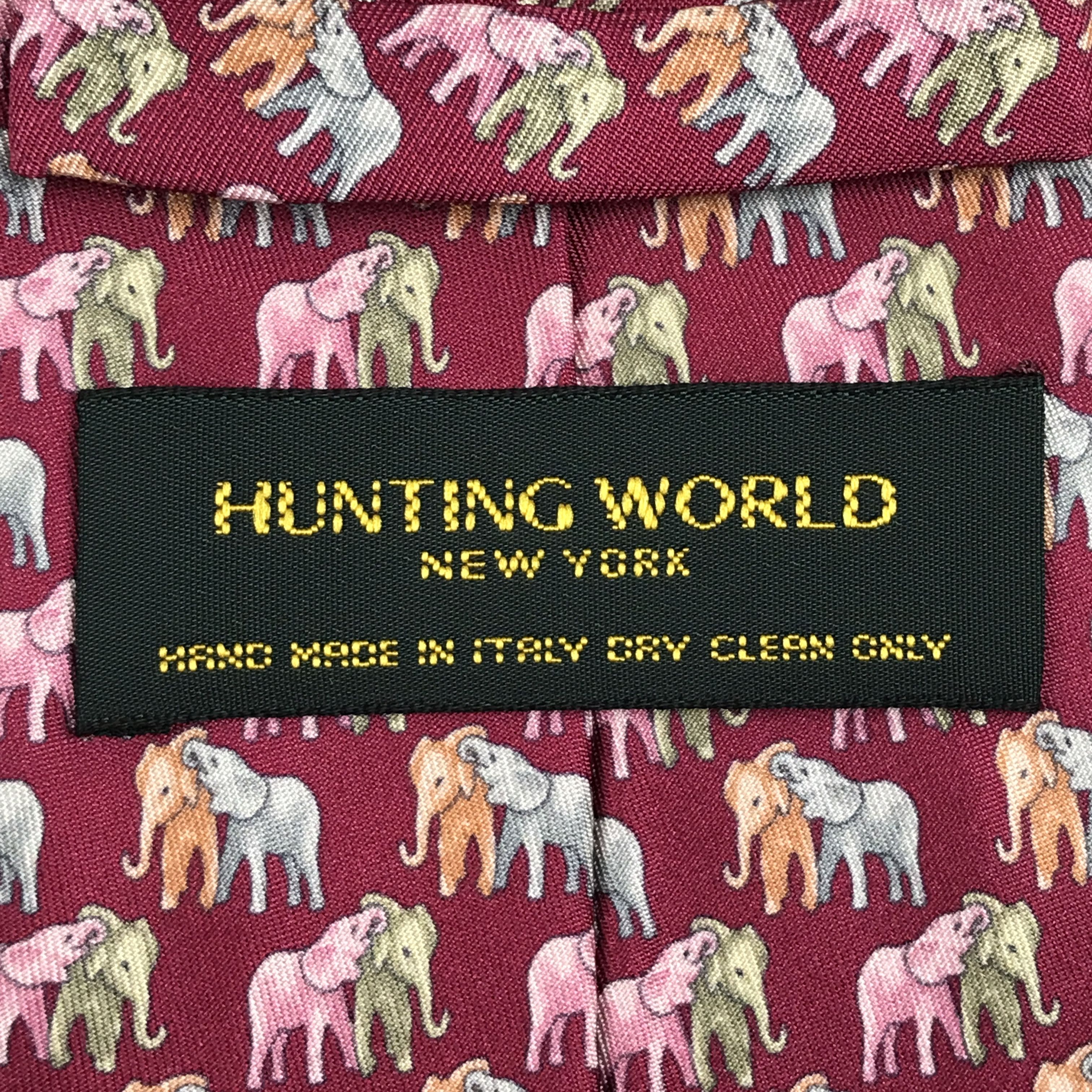 Designer × Vintage Vintage Hunting World Silk Necktie Size ONE SIZE - 8 Thumbnail