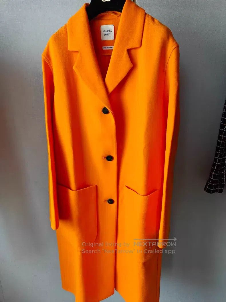 Hermes Hermes Wool Overcoat Jacket Size XS / US 0-2 / IT 36-38 - 1 Thumbnail