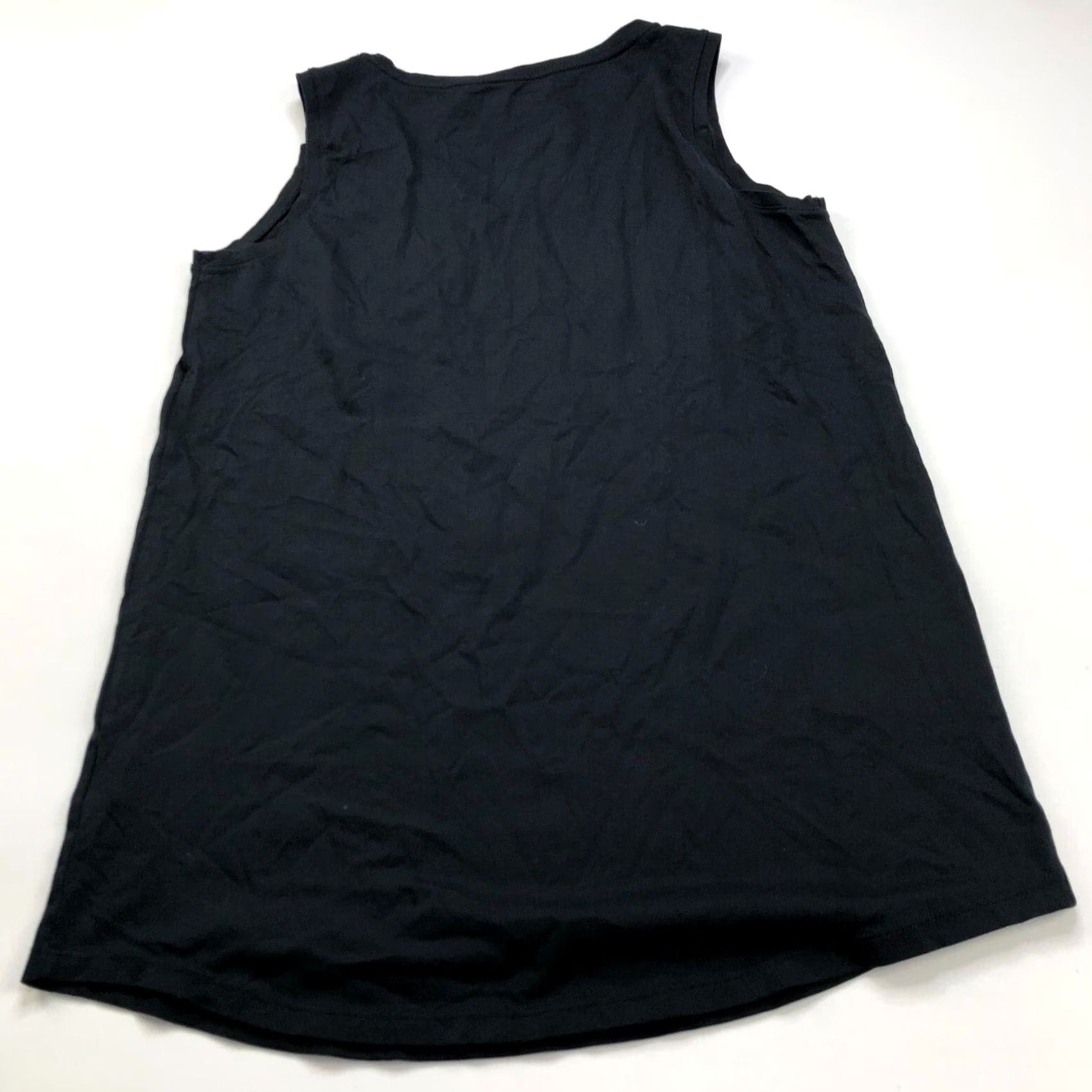 Lands' End Lands' End Tank Top MINT Black Small TALL 100% Cotton Wide Straps Round Neck Sleeveless 6/8 NS Size S / US 4 / IT 40 - 6 Thumbnail