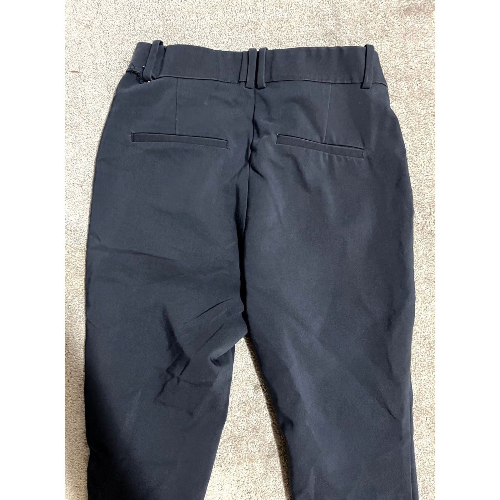 H&M H&M Womens Size 10 Navy Blue Pocket Design Chino Style Skinny Leg Pants Shirt Category: Pants Size 32" / US 10 / IT 46 - 4 Thumbnail