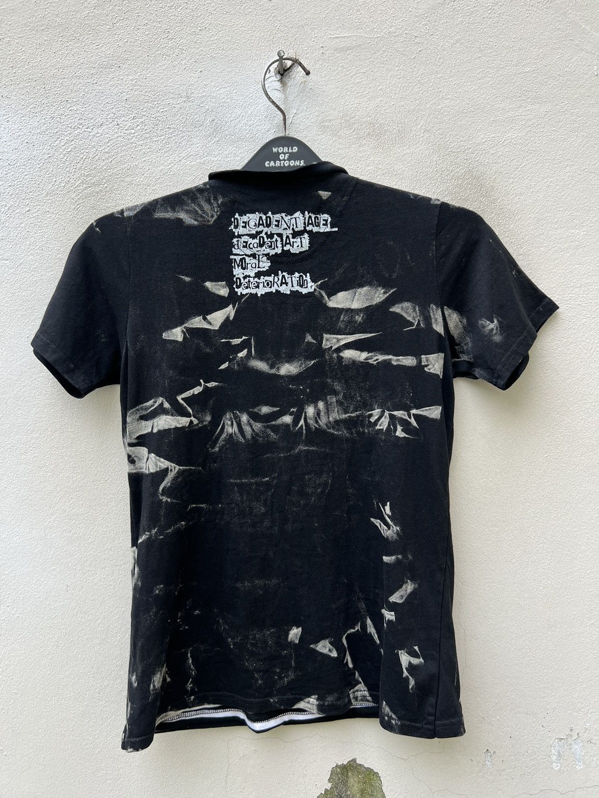 Japanese Brand H. Anarchism For Plus H. Naoto Rips Distress Bondage t Shirt Size US XS / EU 42 / 0 - 13 Thumbnail