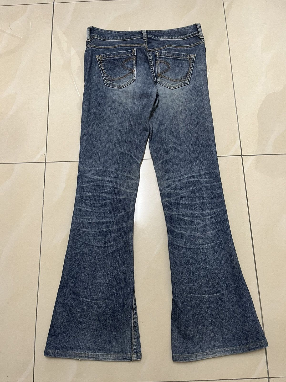 Tornado Mart Flare Jeans georgia love distressed bootcut low rise denim Size US 30 / EU 46 - 9 Thumbnail