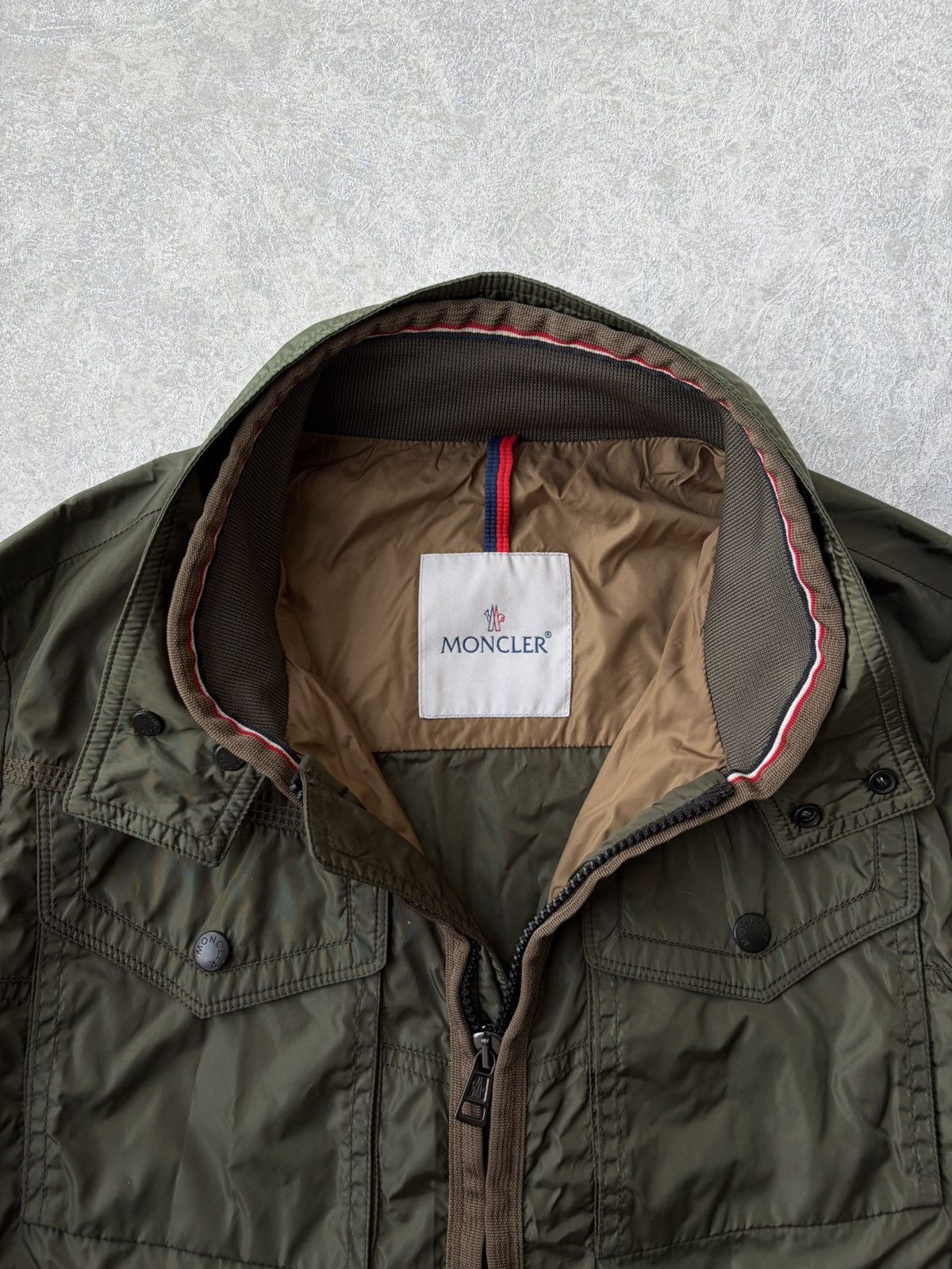 Moncler Moncler Jabes Giubbotto Military Field Windbreaker Jacket L Size US L / EU 52-54 / 3 - 9 Thumbnail