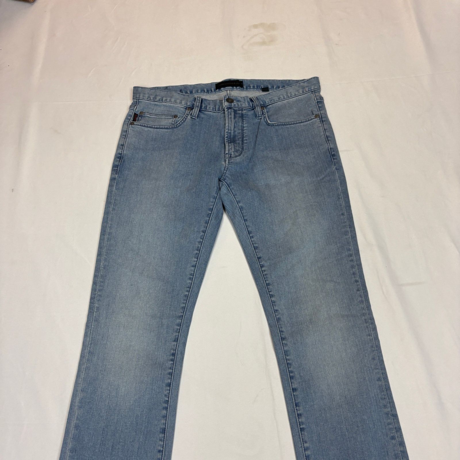 John Varvatos John Varvatos Star USA Jeans Wight Skinny Straight 32x32 Size US 32 / EU 48 - 3 Thumbnail