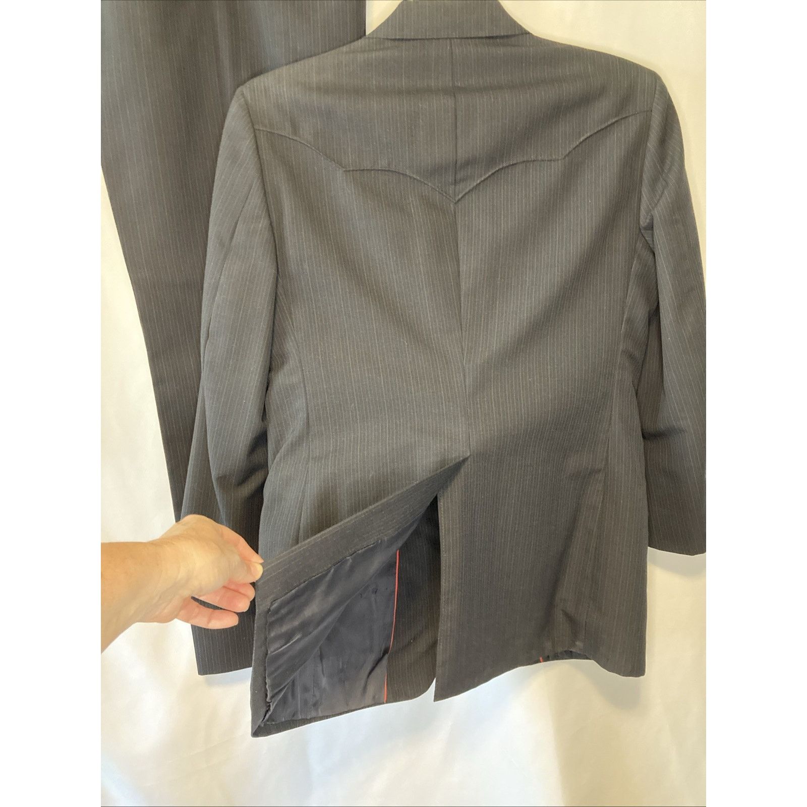 Panhandle Slim Panhandle Slim 70s 2 Pc Western Suit Blazer 40R Cowboy USA Size 40R - 8 Thumbnail