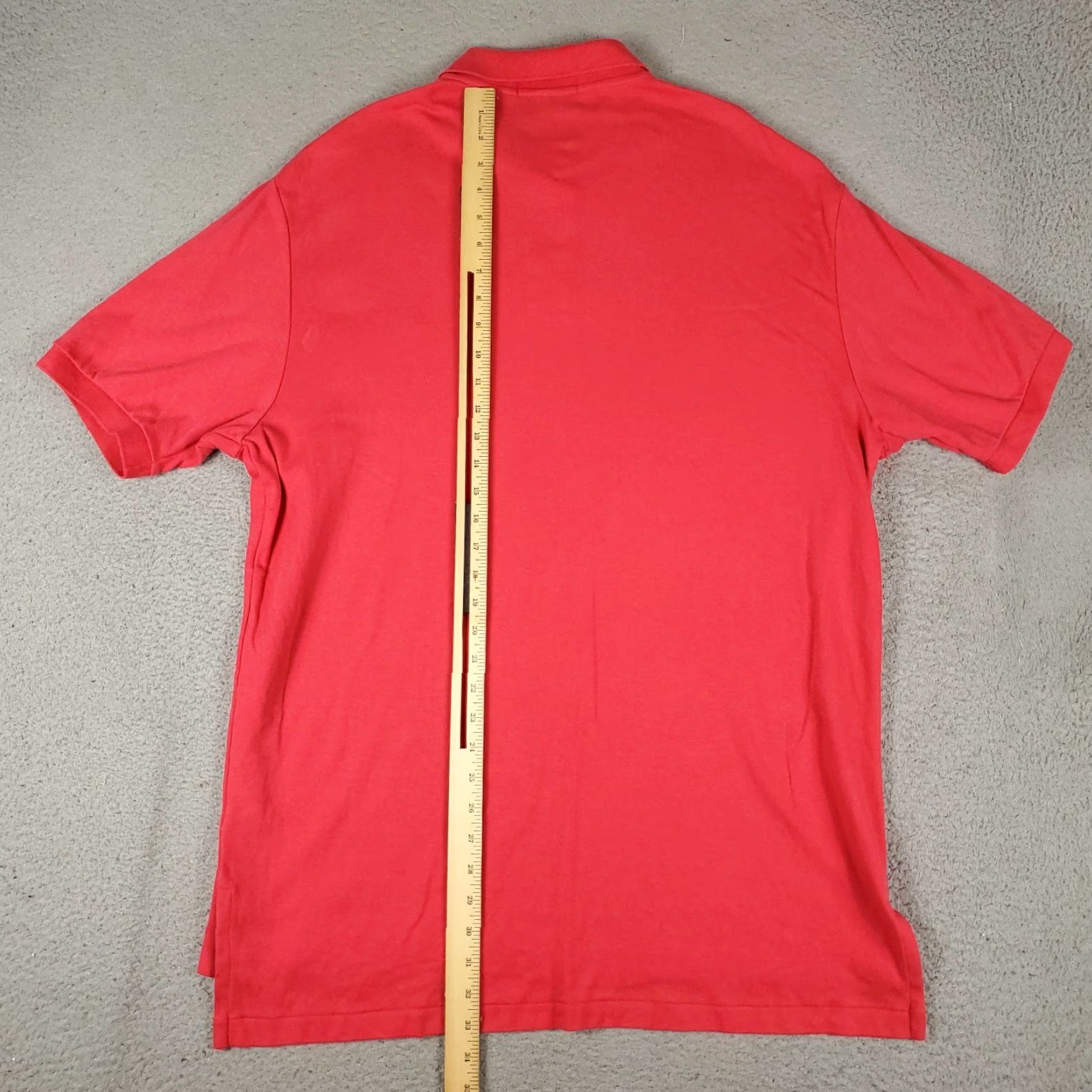 Ralph Lauren Ralph Lauren Polo Shirt Mens XL Red Pony Short Sleeve Button-Front Collared Cotton Classic Golf Casual Size US XL / EU 56 / 4 - 4 Thumbnail