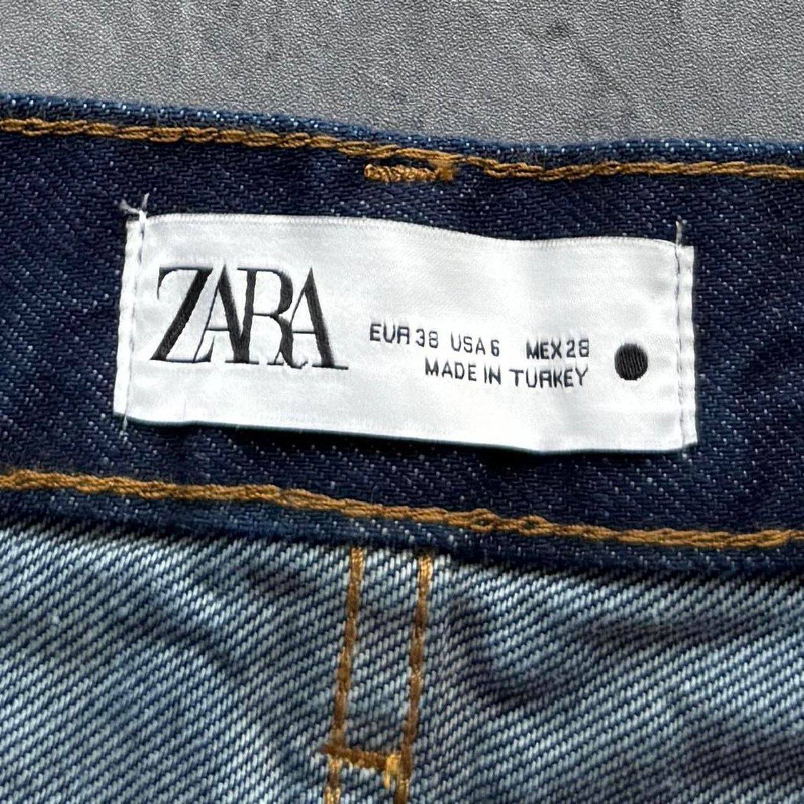 Vintage × Zara Brand New Zara Essential Streetwear Skater Denim Jeans Size 28" / US 6 / IT 42 - 5 Thumbnail