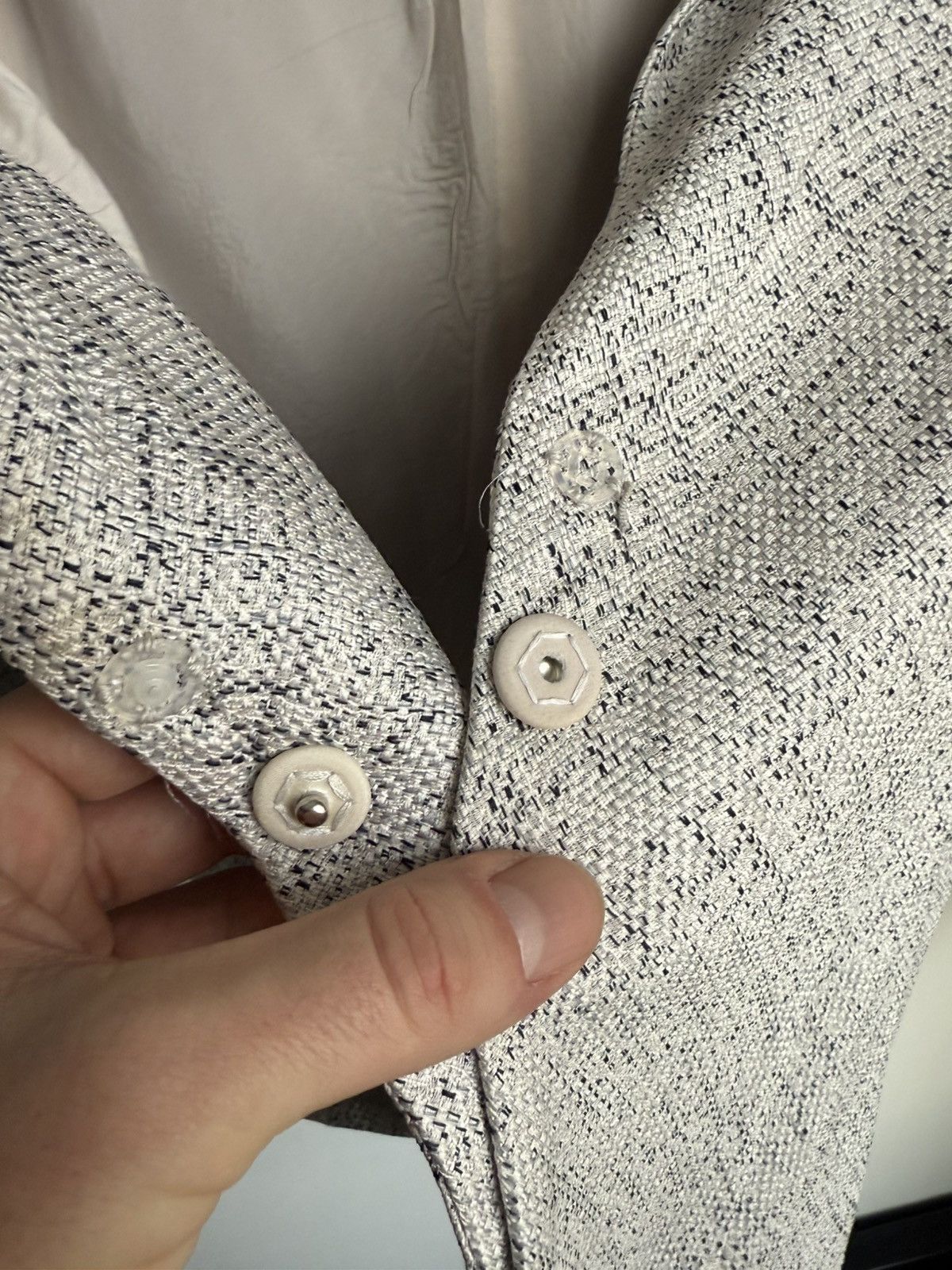 Giorgio Armani Giorgio Armani Silk Linen Elegant Blazer Size XS / US 0-2 / IT 36-38 - 3 Thumbnail