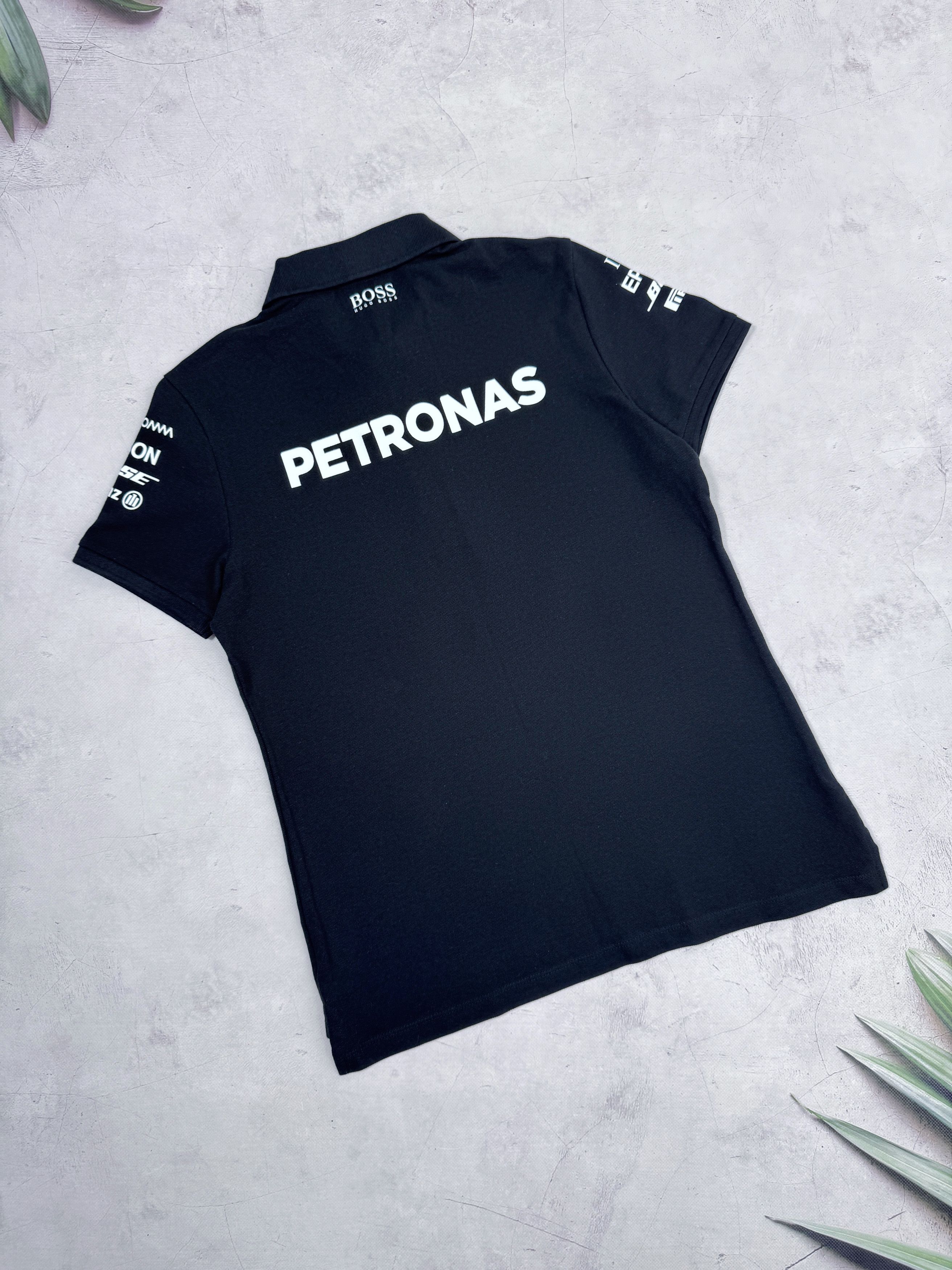 Hugo Boss × Mercedes-Benz Mercedes AMG Petronas F1 Team Polo T-Shirt Ladies UBS Boss Size L / US 10 / IT 46 - 13 Thumbnail