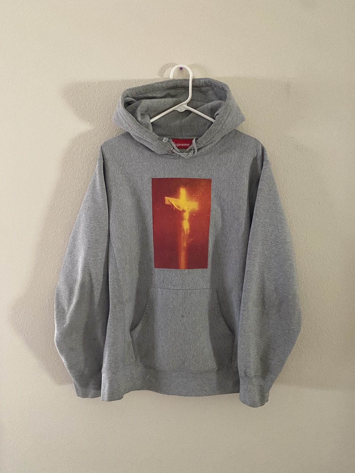 Supreme Piss Christ Hoodie | Grailed