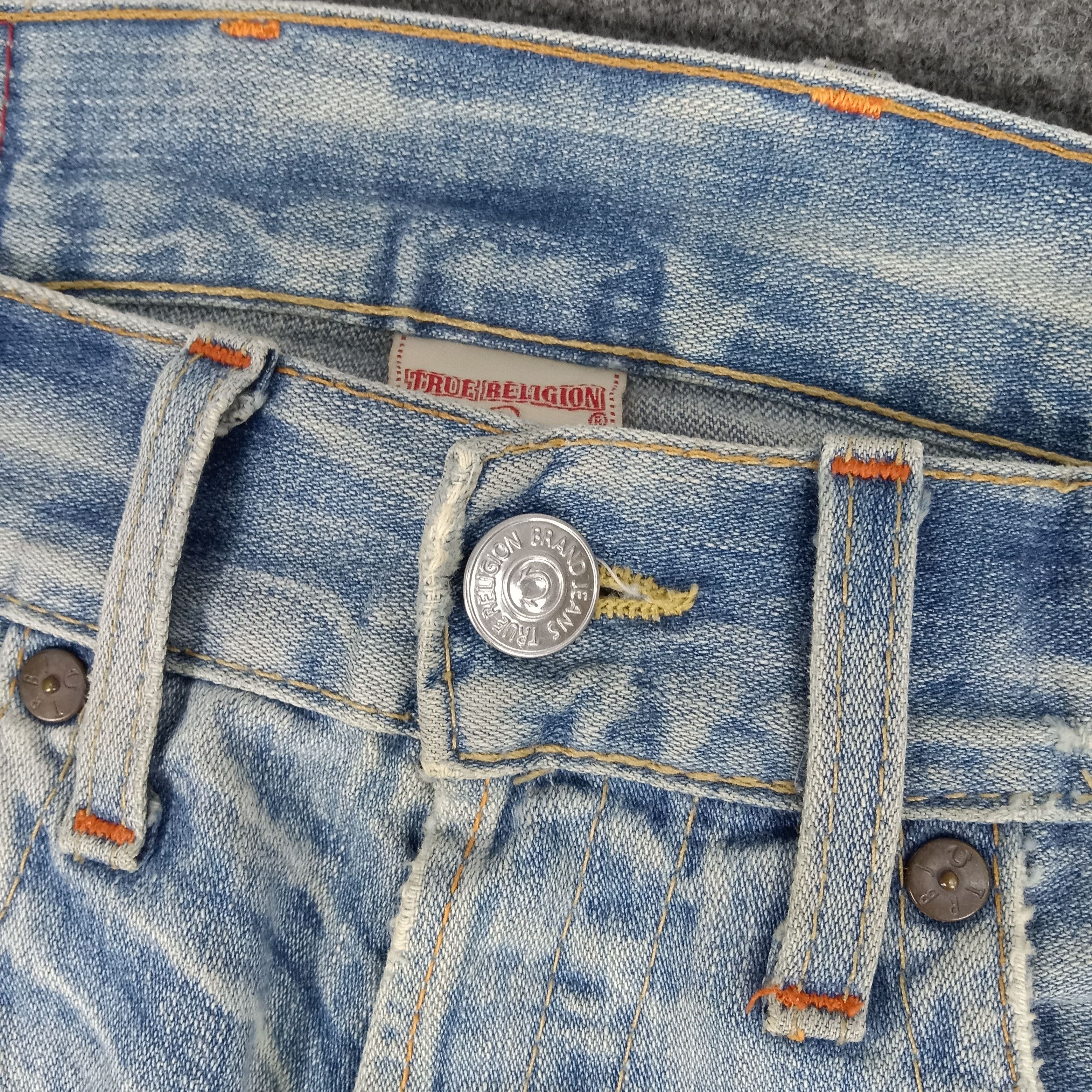 True Religion × Vintage True Religion American Distressed Style Denim Jeans Size US 33 - 8 Thumbnail