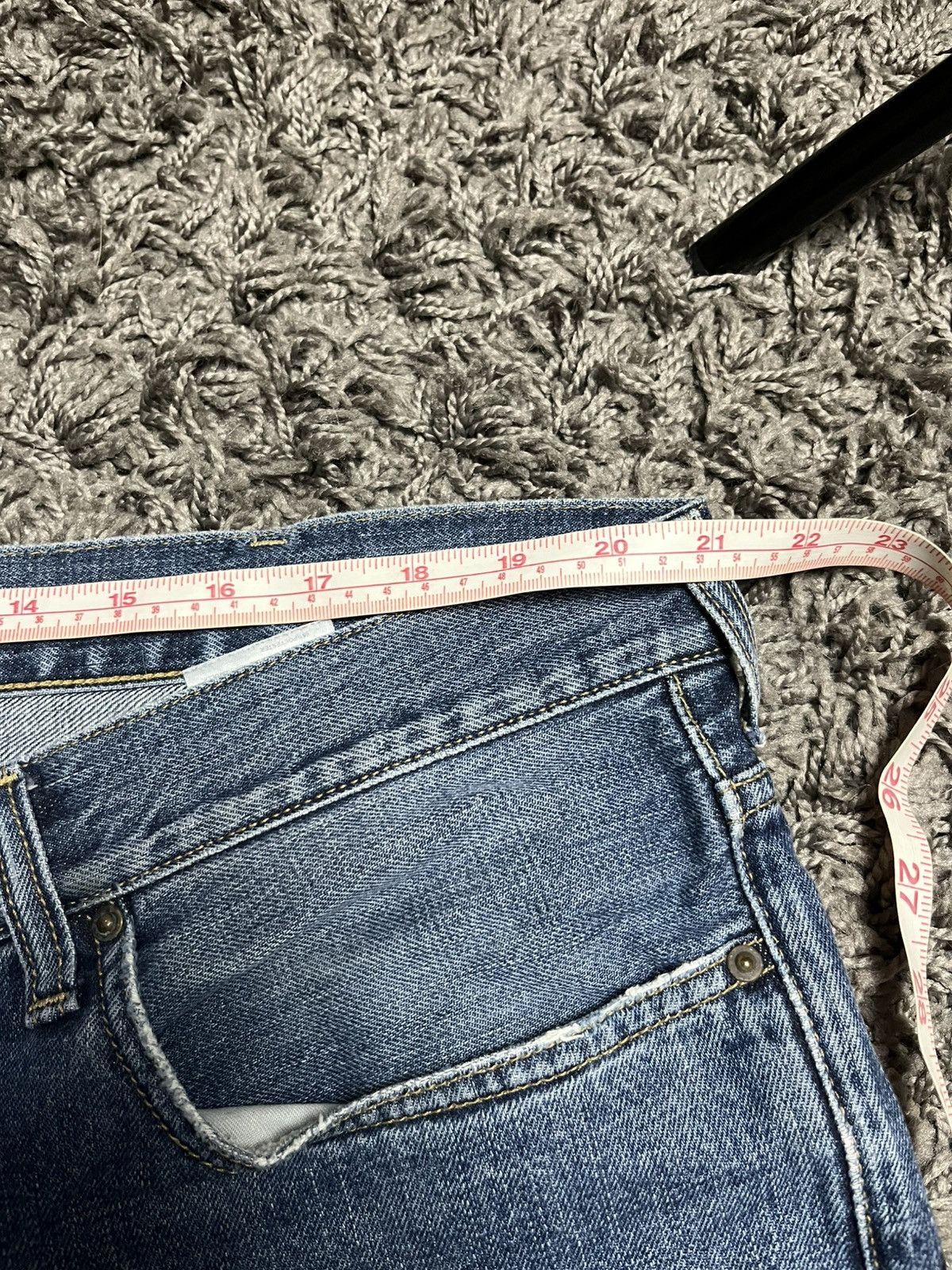 Carhartt Wip Carhartt Marlow Pant Blue Denim Relaxed Straight 40x34 Size US 40 / EU 56 - 11 Thumbnail