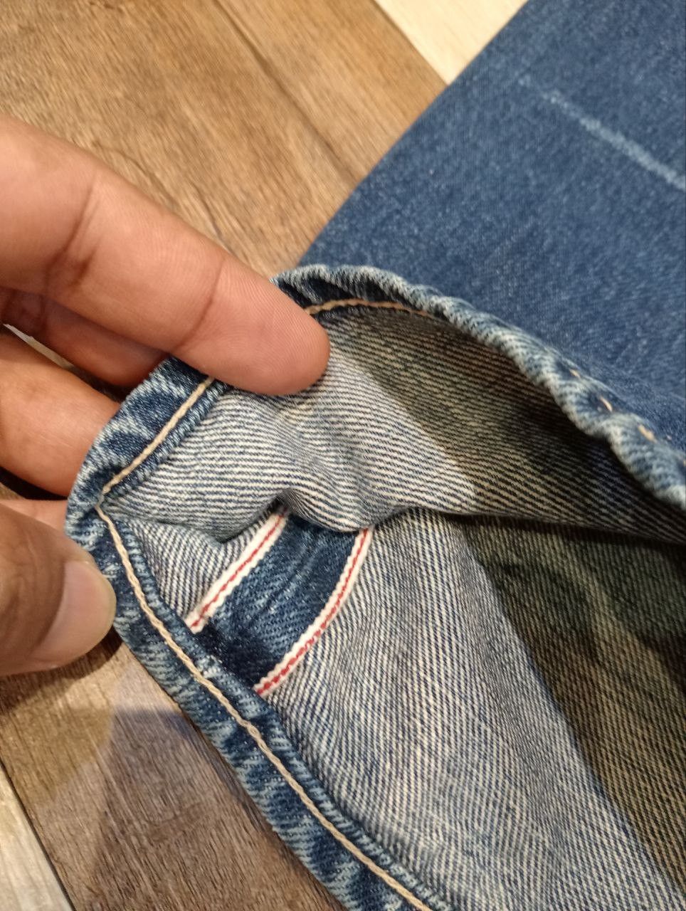 Hysteric Glamour VINTAGE HYSTERIC GLAMOUR KINKY BLUE DENIM SELVEDGE PANTS Size US 32 / EU 48 - 5 Thumbnail