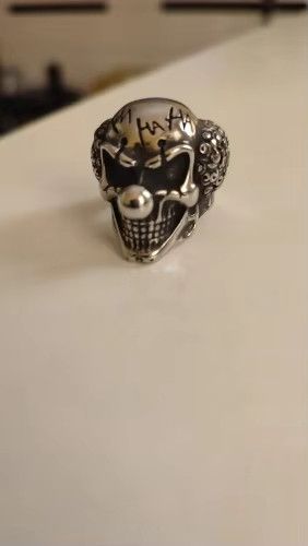 Jewelry Joker Skull Ring Jewelry Streetwear Fashion Gift Size ONE SIZE - 2 Thumbnail