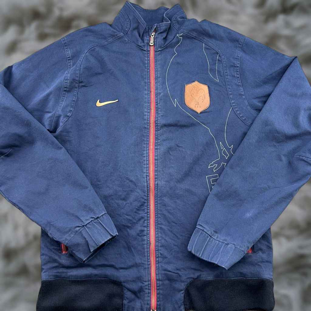 Cav Empt × Nike Nike x CE Track Jacket Navy/Tan | Grailed
